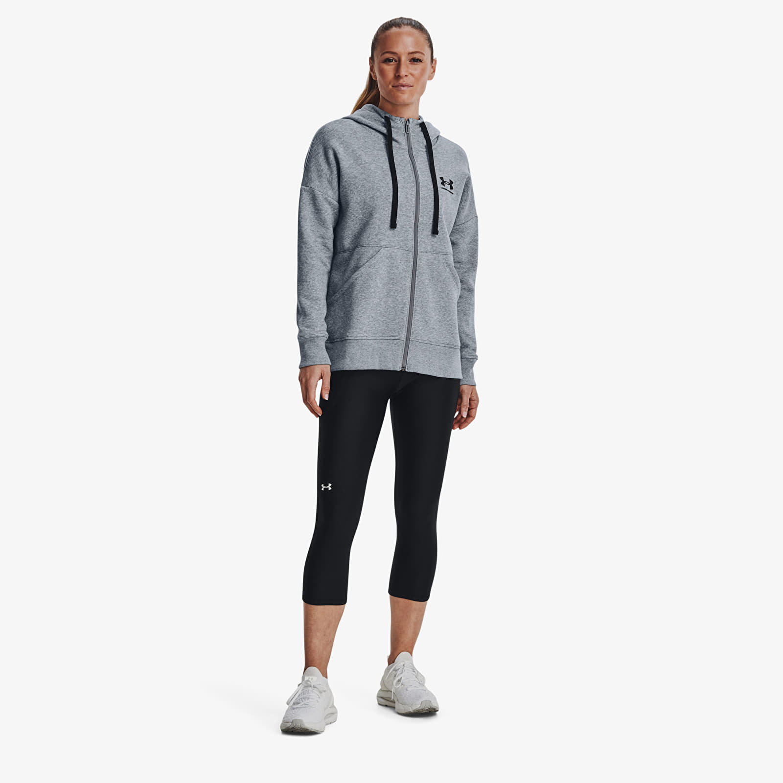 Sweatshirts Under Armour Rival Fleece Fz Hoodie Gray