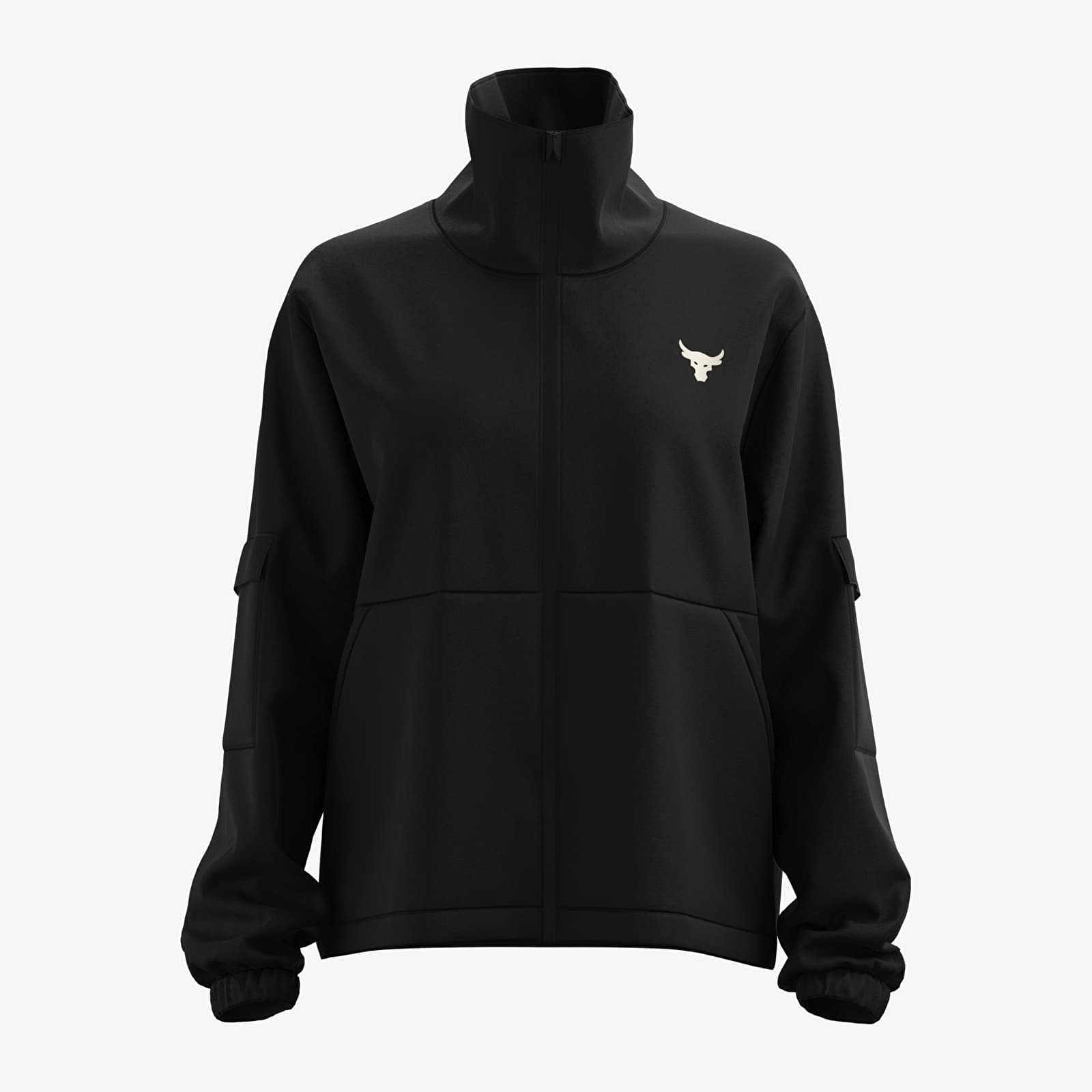 Jackets Under Armour Project Rock Woven Jacket Black