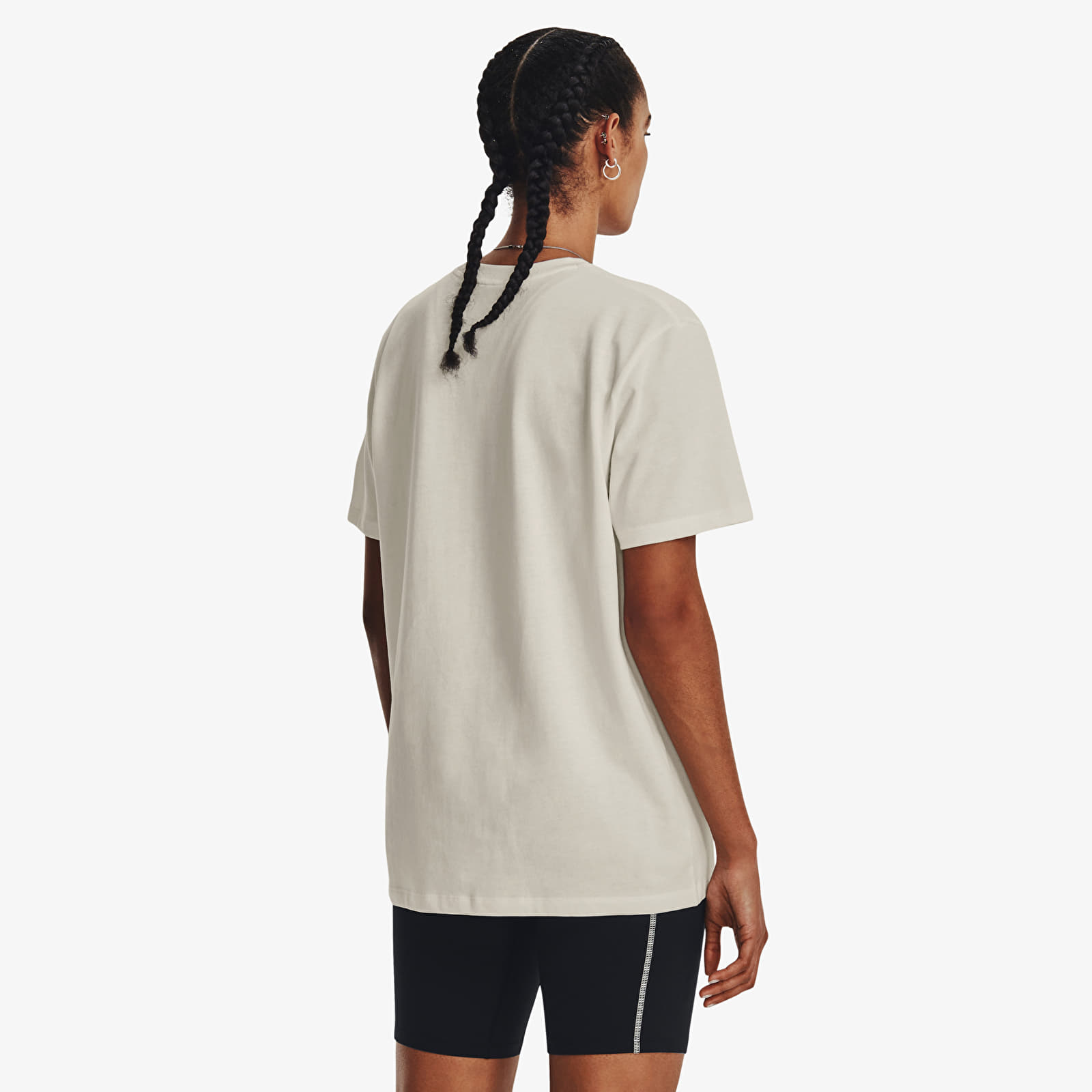 Trička Under Armour Project Rock Heavyweight Campus T-Shirt White