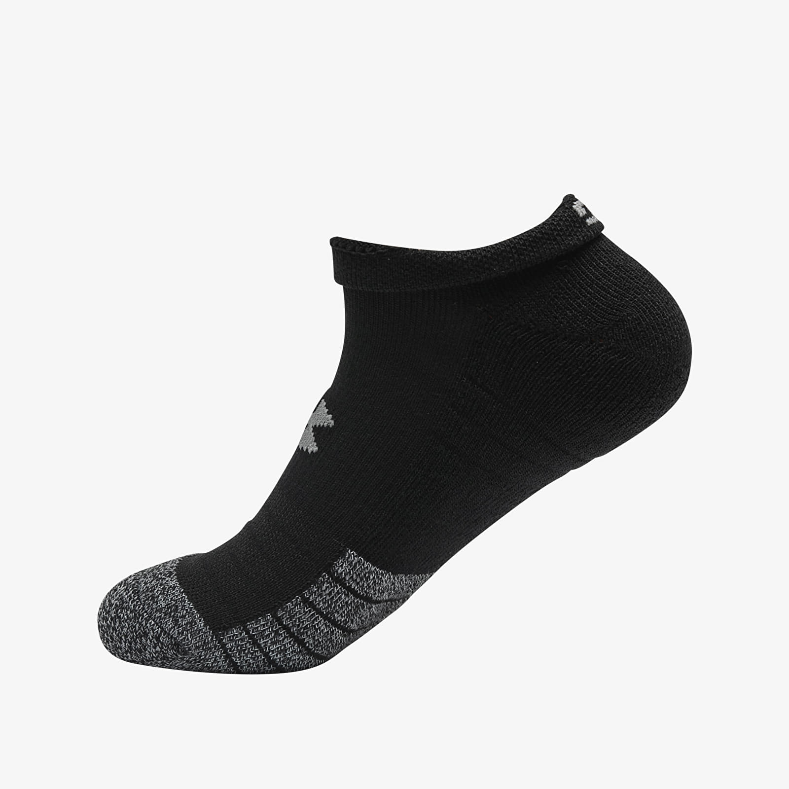 Calzetti Under Armour Heatgear No Show 3-Pack Socks Black