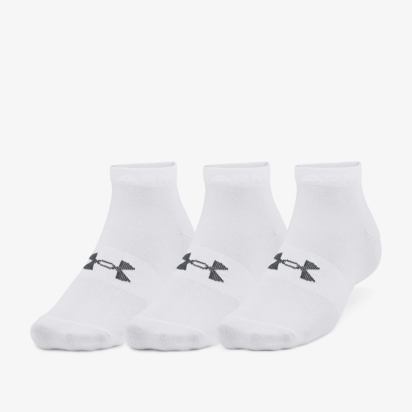 Socks Under Armour ESSential Low Cut 3Pk White/ White/ Pitch Gray