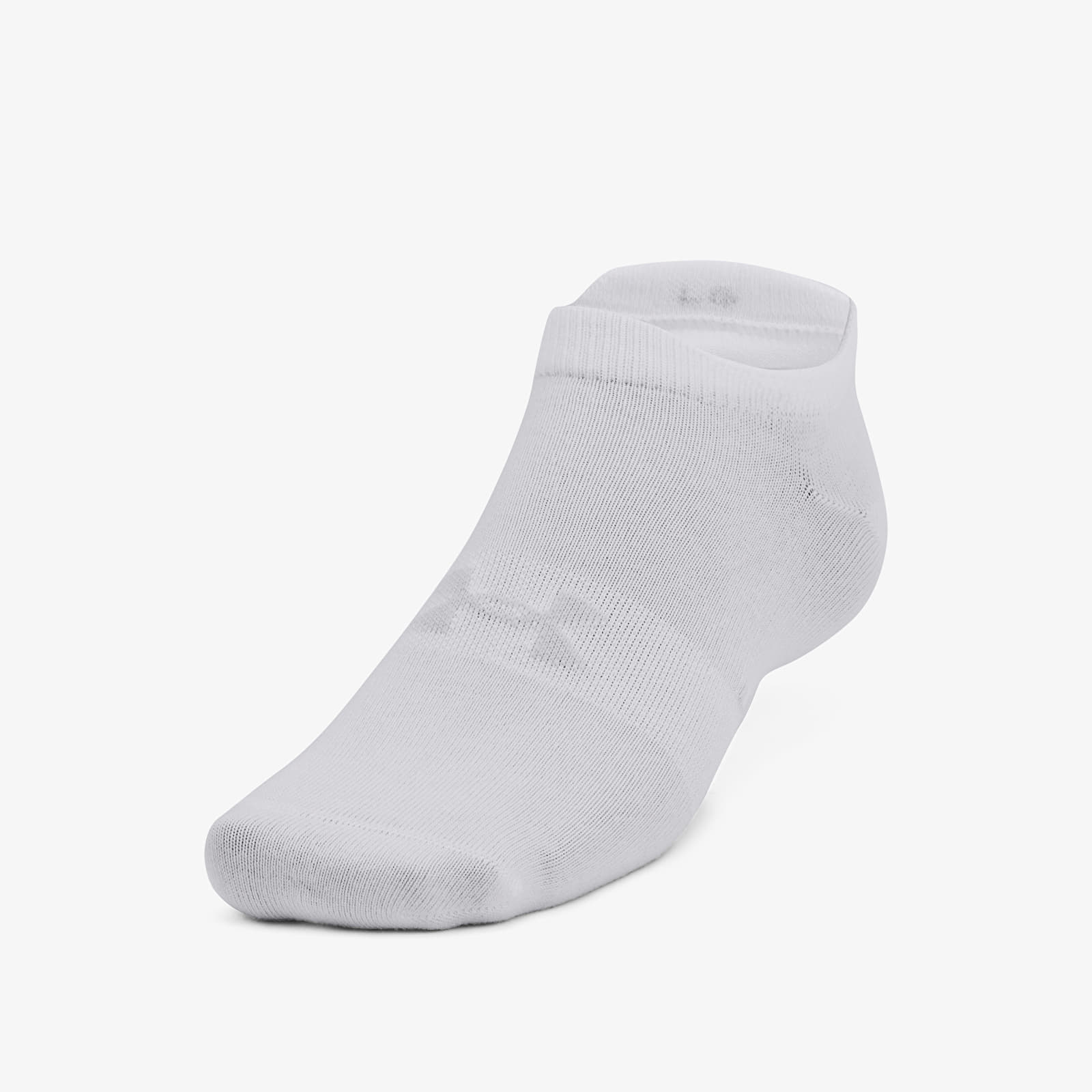 Șosete Under Armour Essential No Show 6-Pack White/ White/ Halo Gray