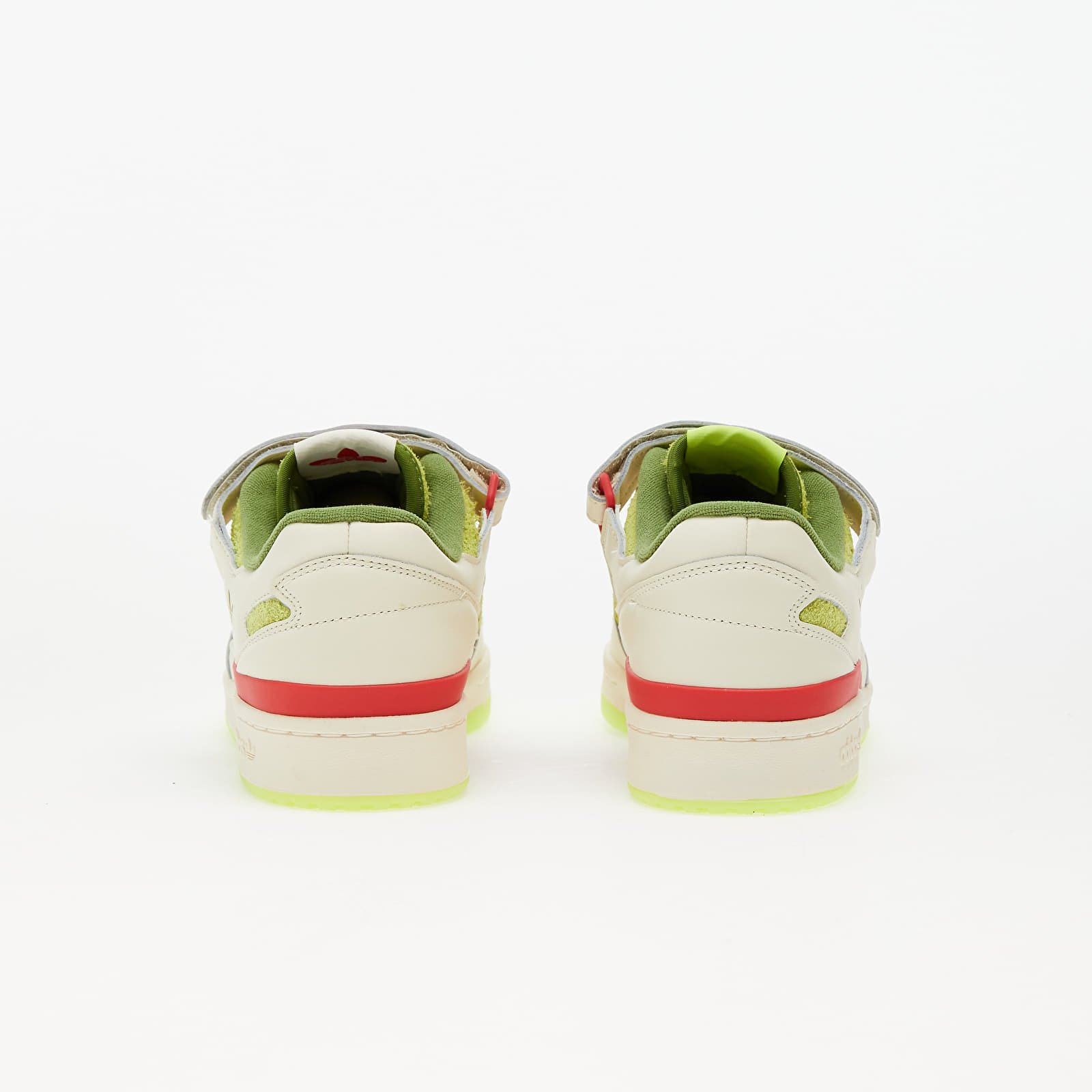 Férfi cipők adidas x The Grinch Forum Low Core White/ Collegiate Red/ Solar Slime