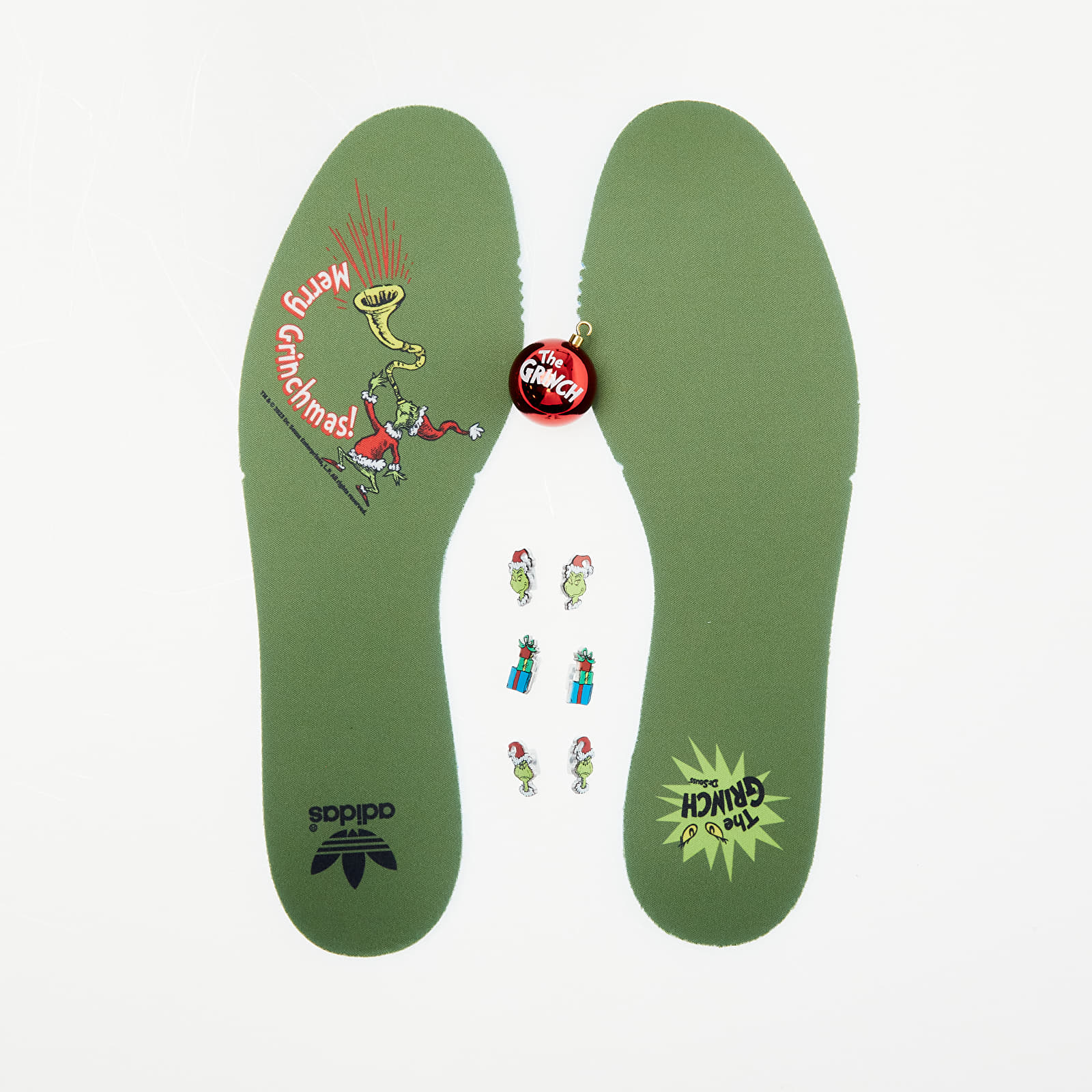 Férfi cipők adidas x The Grinch Forum Low Core White/ Collegiate Red/ Solar Slime