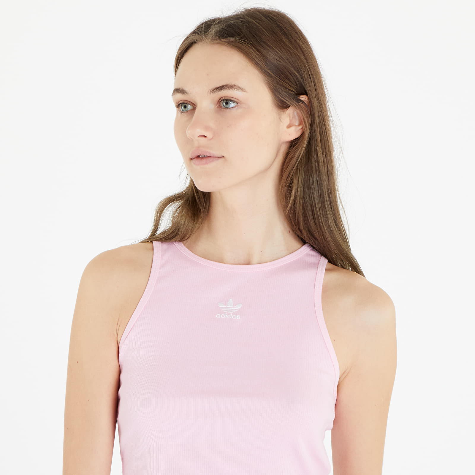 Vests adidas Adicolor Essentials Rib Tank Top True Pink | Footshop
