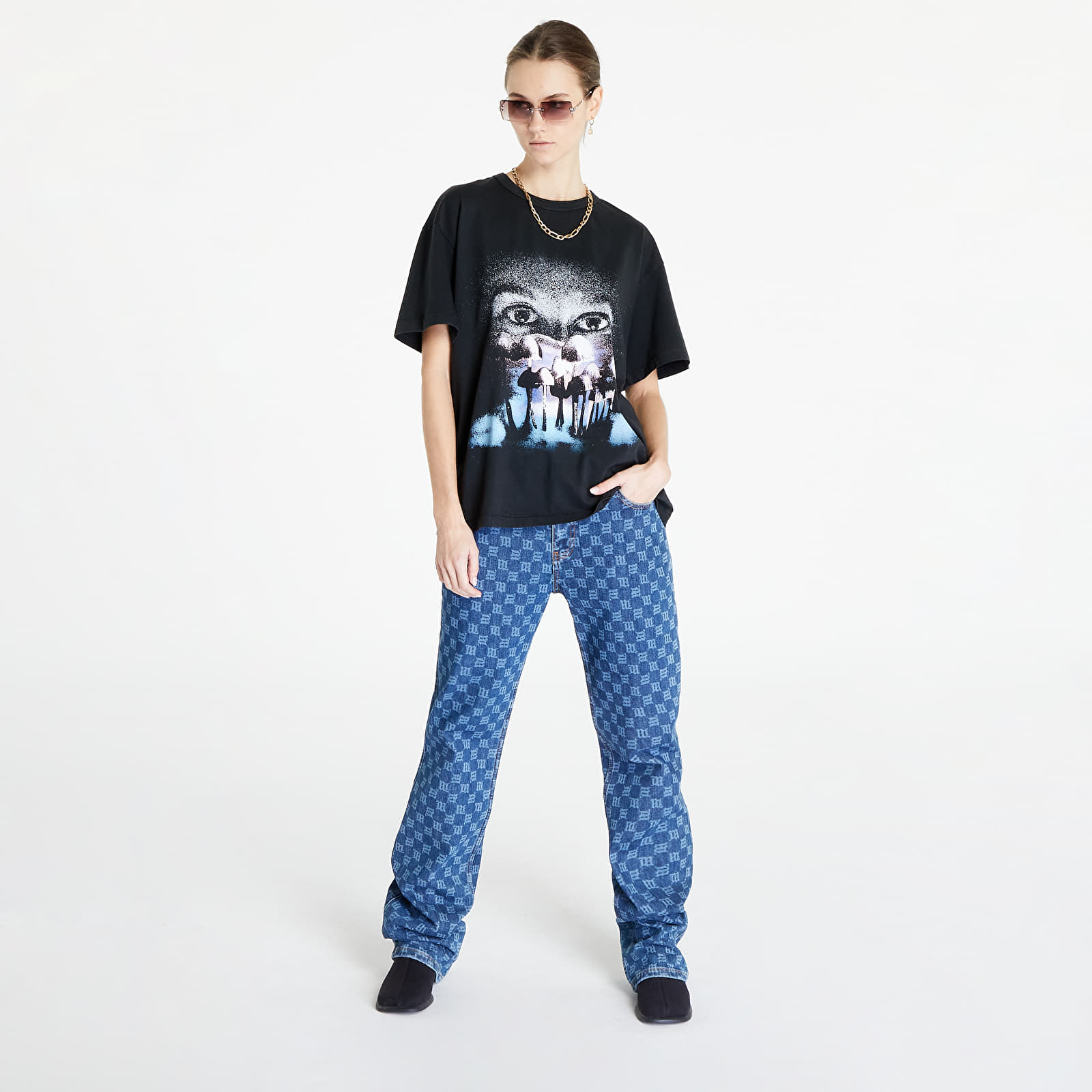 T-shirts MISBHV Mush T-Shirt UNISEX Washed Black