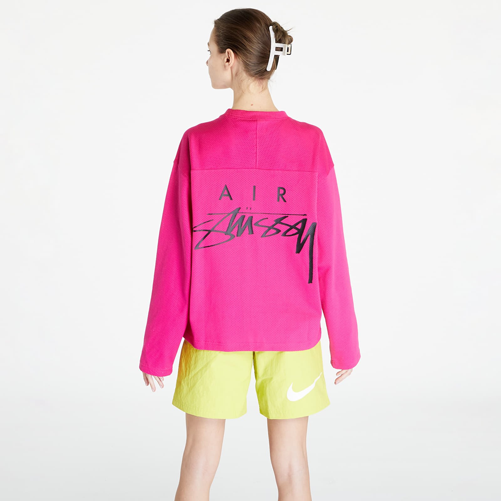 T-shirts  Nike U NRG x Stüssy Long-Sleeve Top Fireberry/ Black