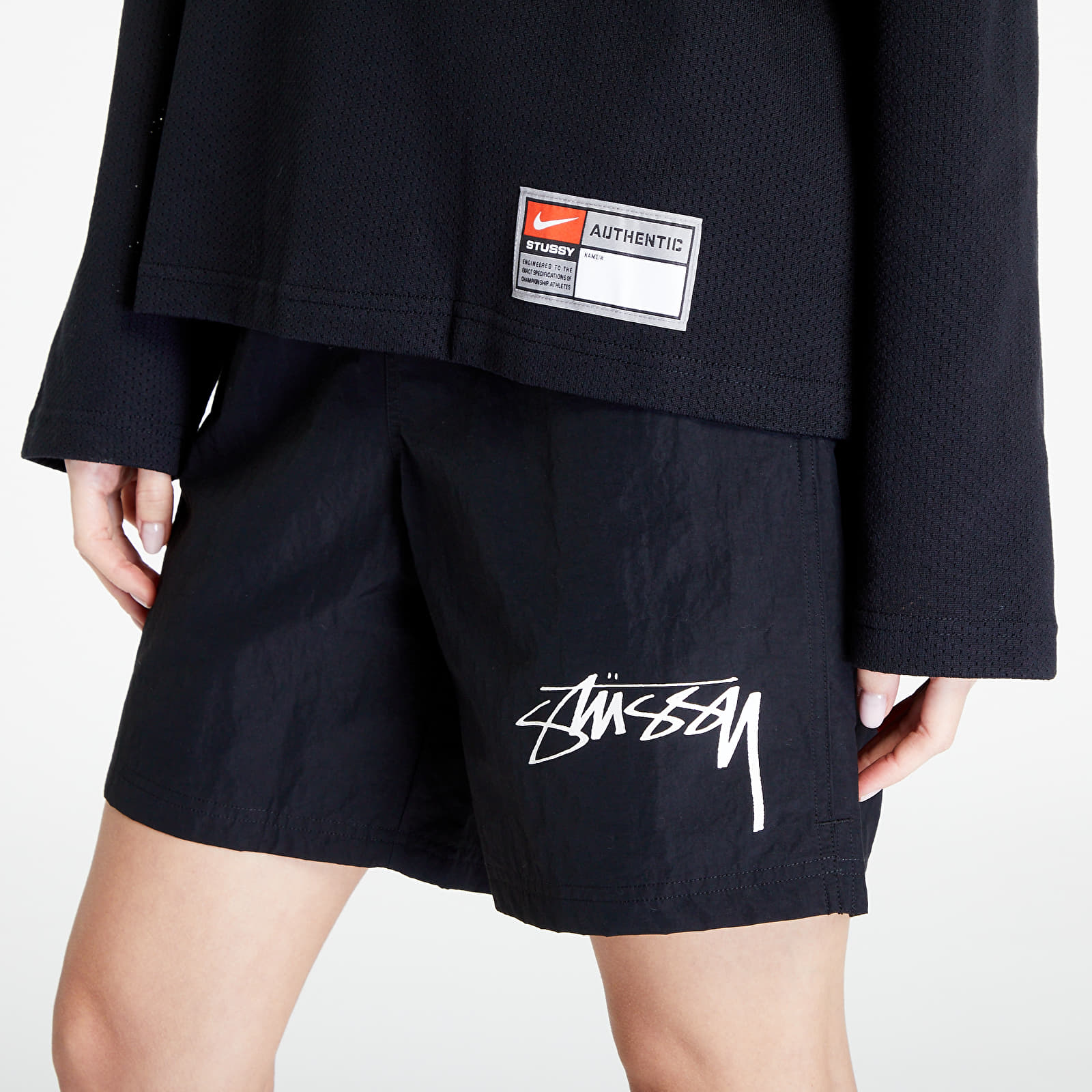 Magliette Nike U NRG x Stüssy Long-Sleeve Top Black/ Sail