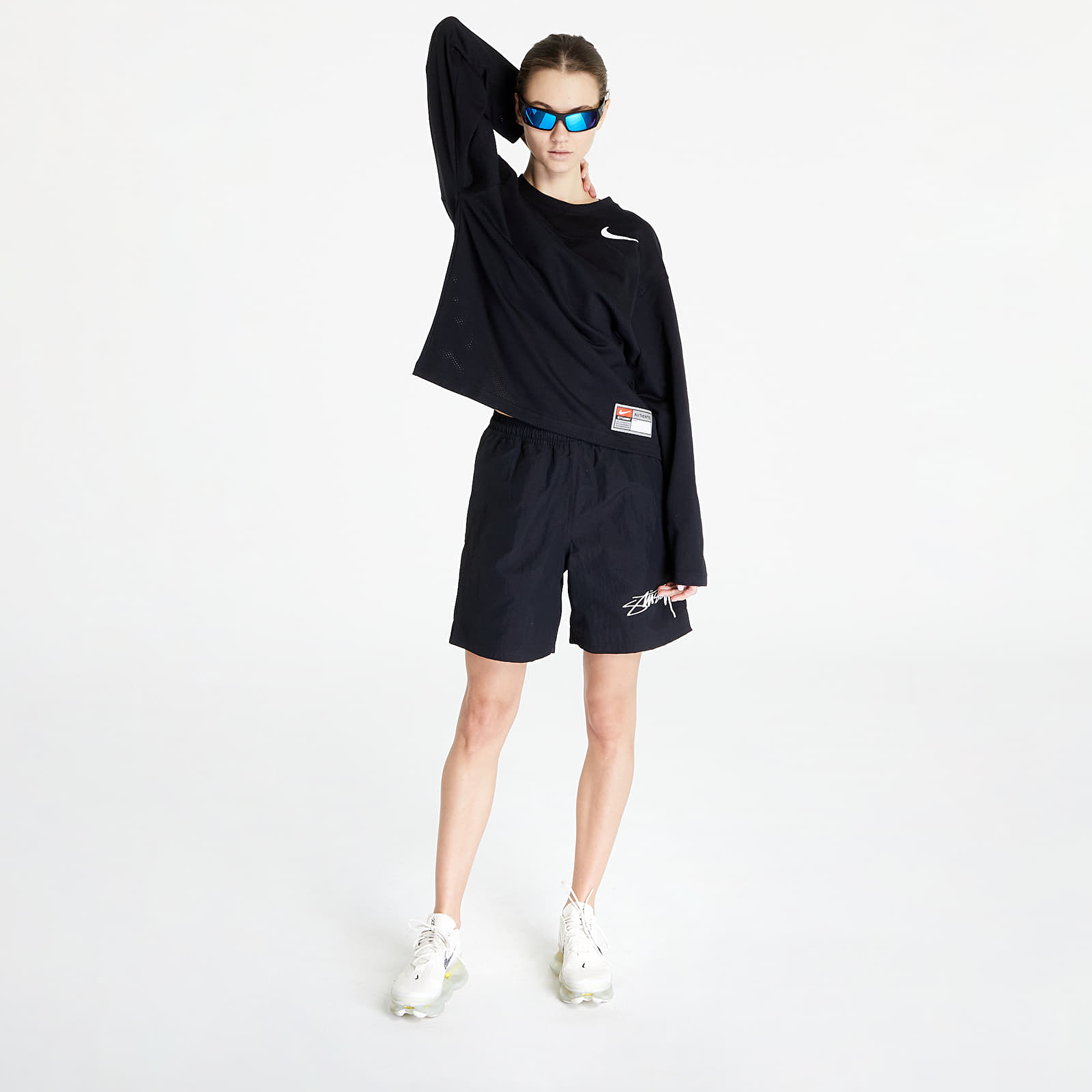 Magliette Nike U NRG x Stüssy Long-Sleeve Top Black/ Sail
