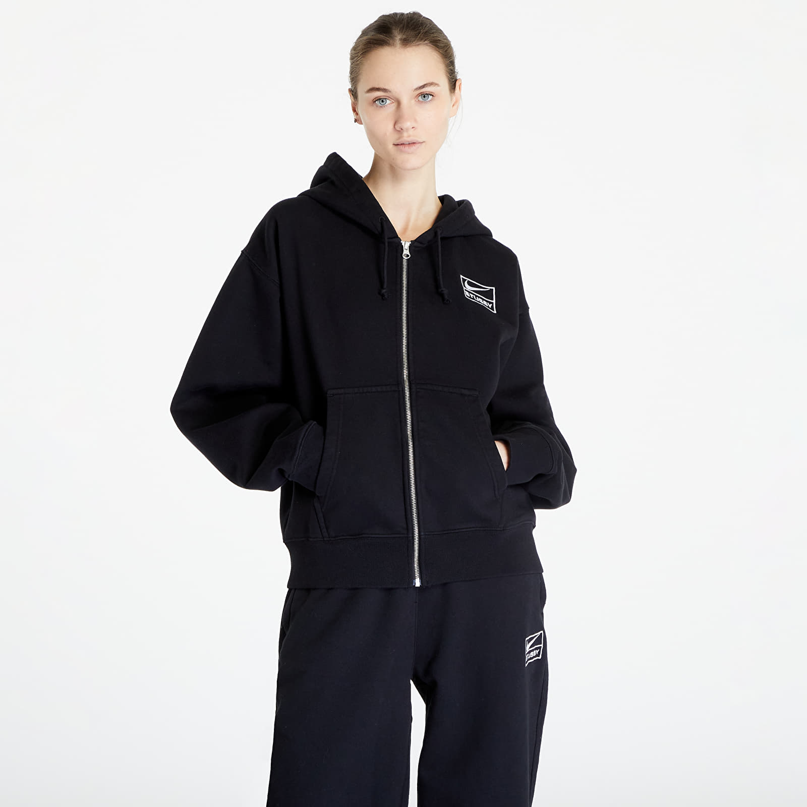 Sudaderas Nike U NRG x Stüssy Full-Zip Fleece Hoodie Black