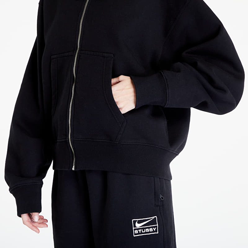 Nike U NRG x Stüssy Full-Zip Fleece Hoodie Black | Footshop