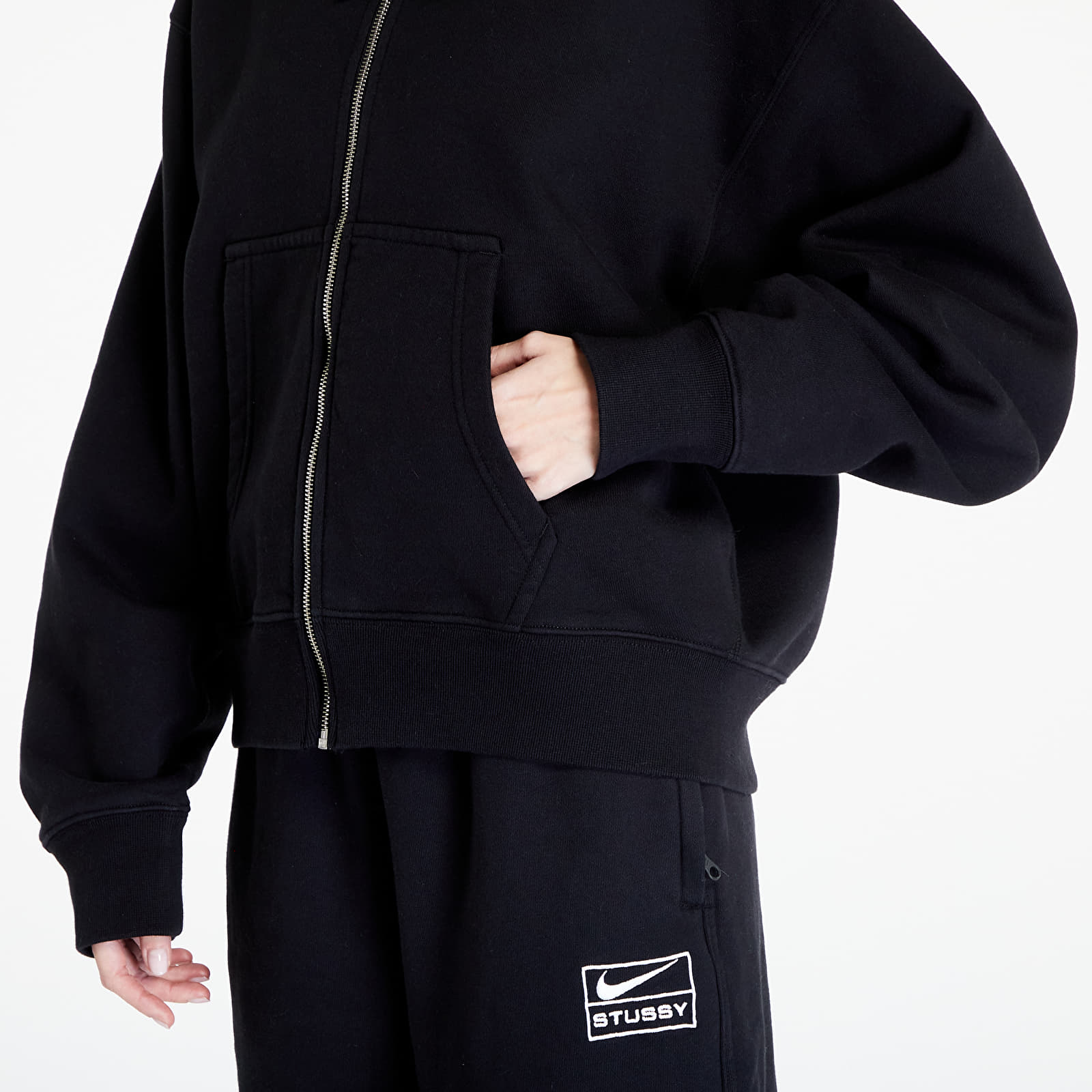 Hoodies and sweatshirts Nike U NRG x Stüssy Full-Zip Fleece Hoodie Black |  Footshop