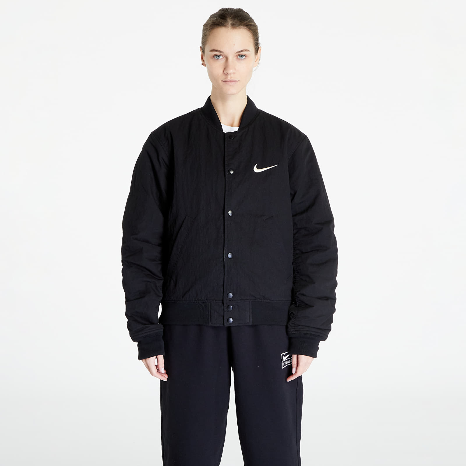 Giacche Nike U NRG x Stüssy Reversible Jacket Black/ Sail/ Sail