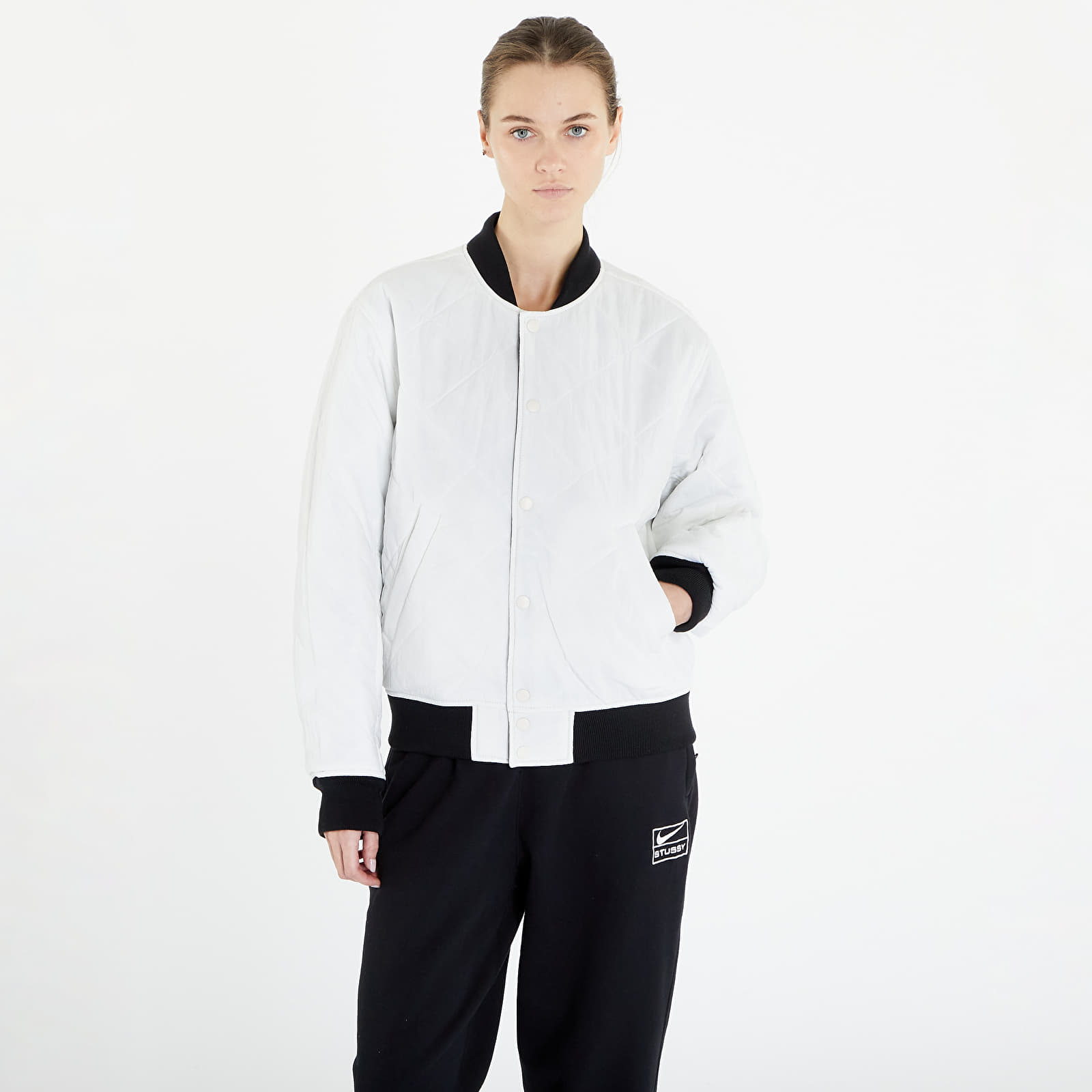 Giacche Nike U NRG x Stüssy Reversible Jacket Black/ Sail/ Sail