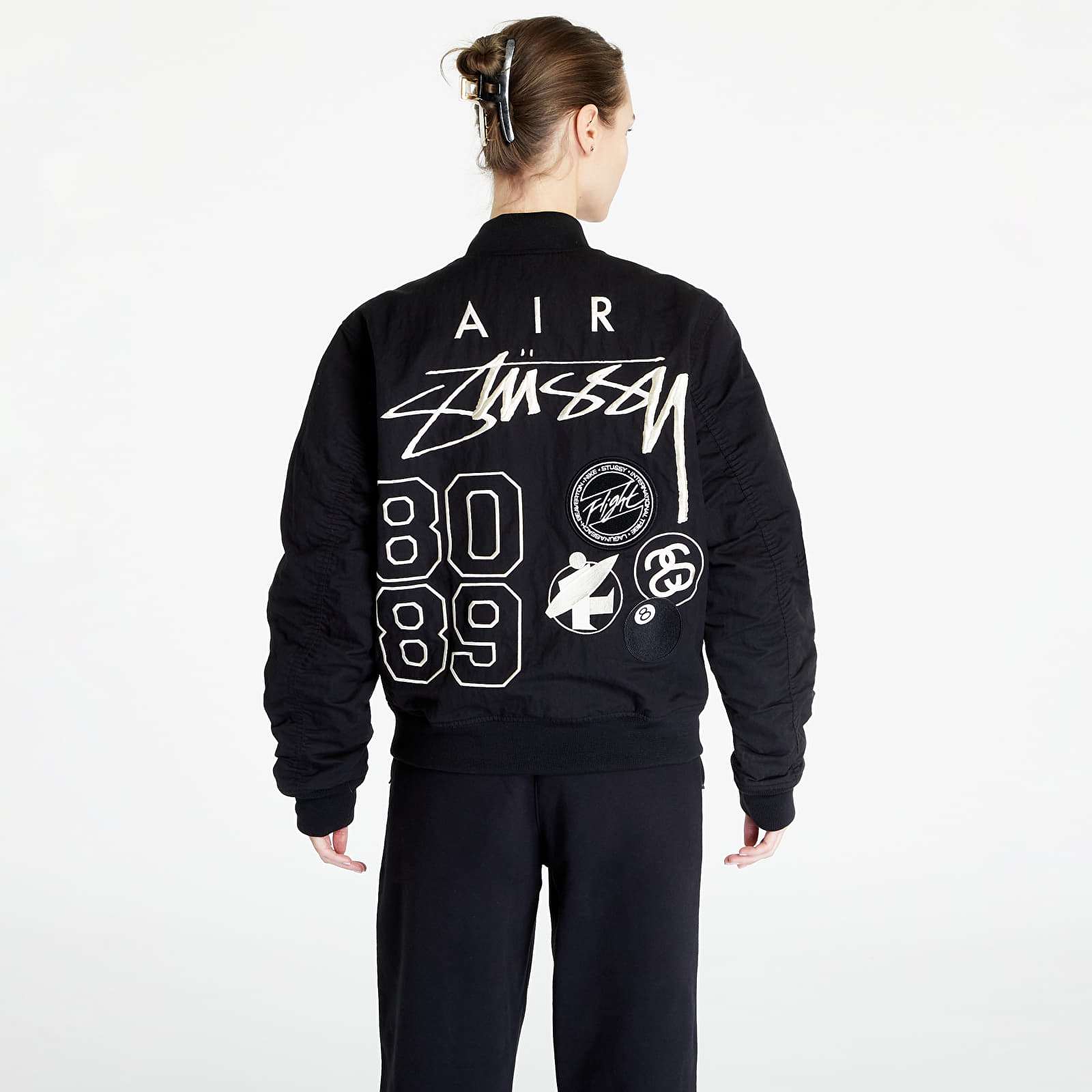 Giacche Nike U NRG x Stüssy Reversible Jacket Black/ Sail/ Sail