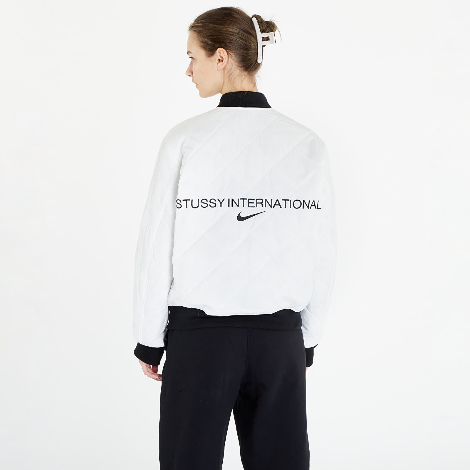 Giacche Nike U NRG x Stüssy Reversible Jacket Black/ Sail/ Sail