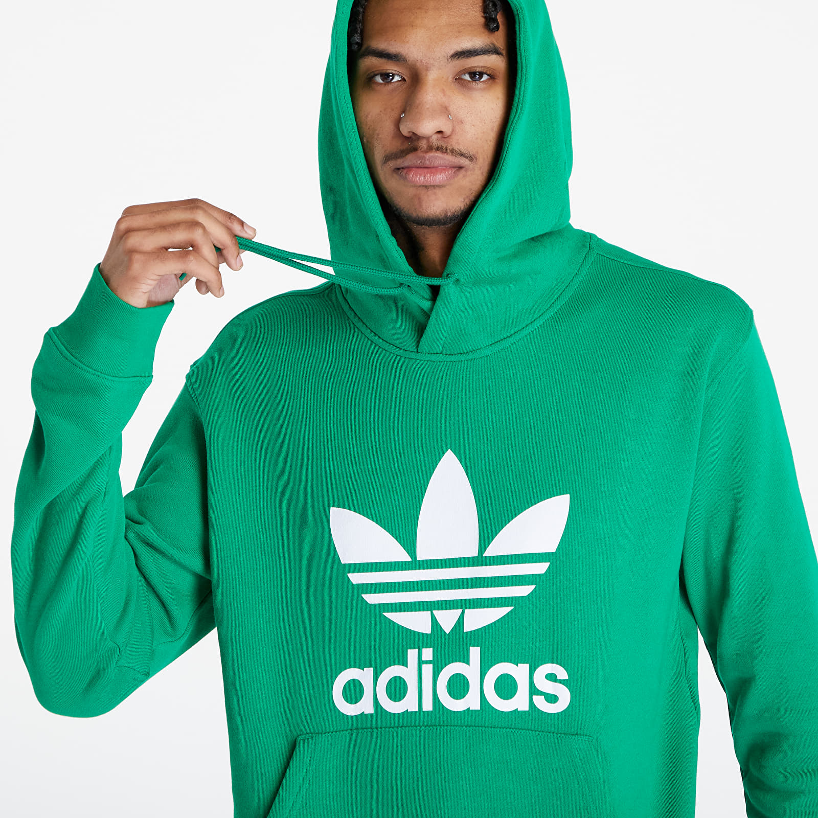 Adidas trefoil hoodie orange discount