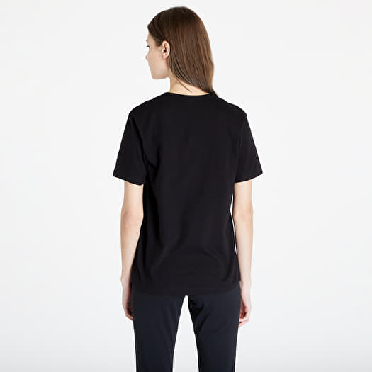 Black calvin klein hotsell t shirt womens