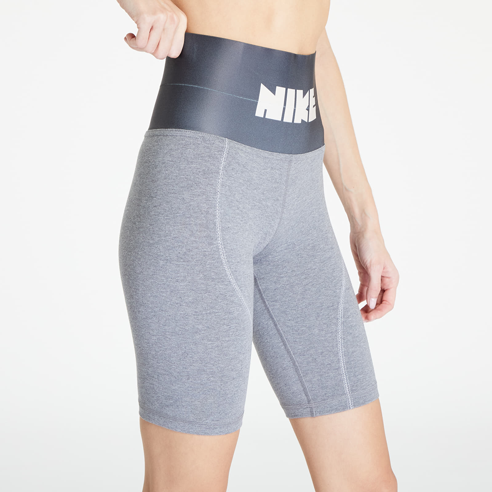 Pantalones cortos Nike Sportswear Circa High-Rise Bike Shorts Medium Ash/ Heather/ White/ Pearl White