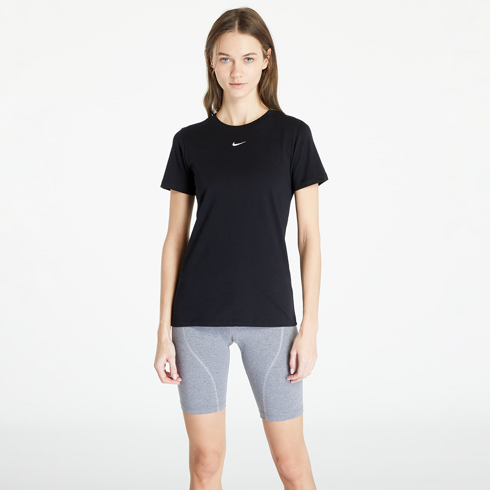 Tričká Nike Sportswear Essential Tee Crew Lbr Black/ White