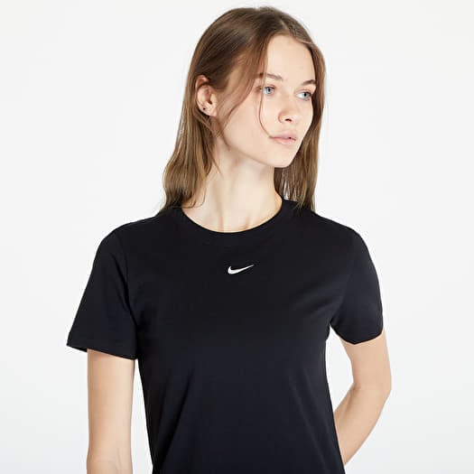 T shirts Nike Sportswear Essential Tee Crew Lbr Black White