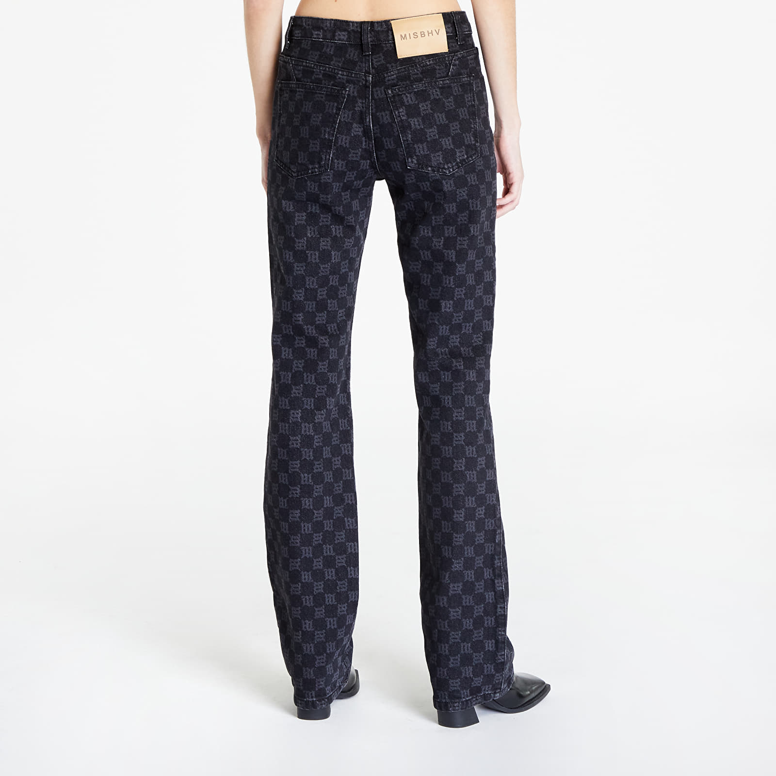 Jeansy MISBHV Denim Monogram Trousers Jeans Black Denim