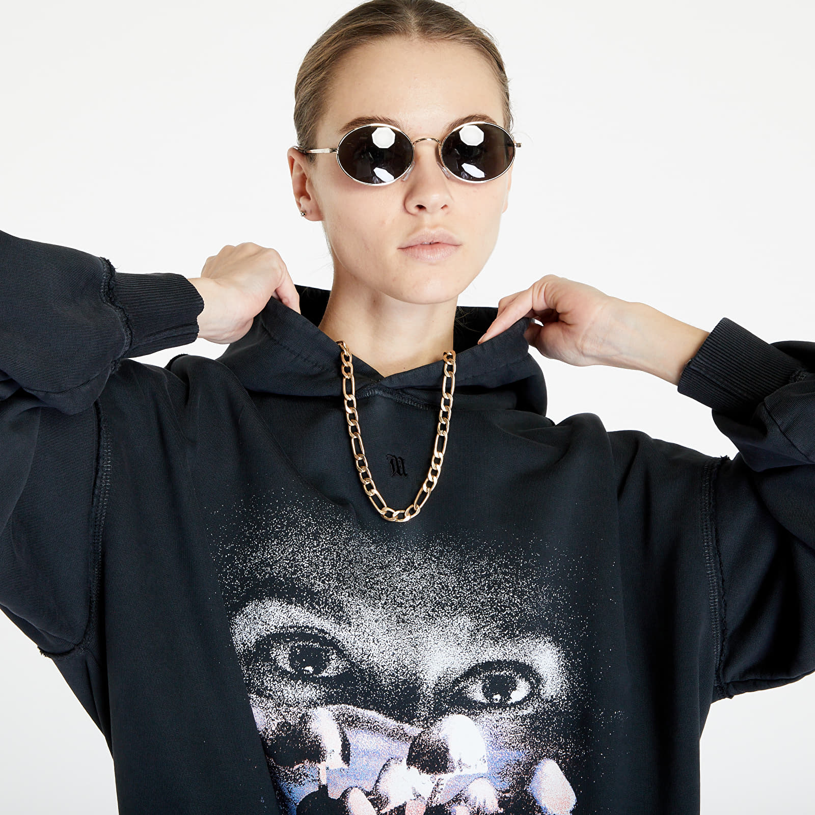 Mikiny MISBHV Mush Hoodie UNISEX Washed Black