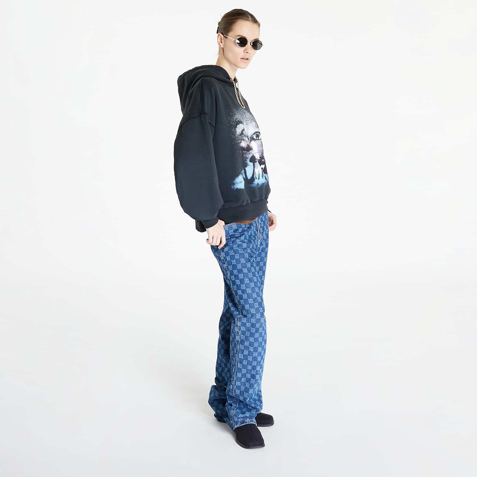 Mikiny MISBHV Mush Hoodie UNISEX Washed Black