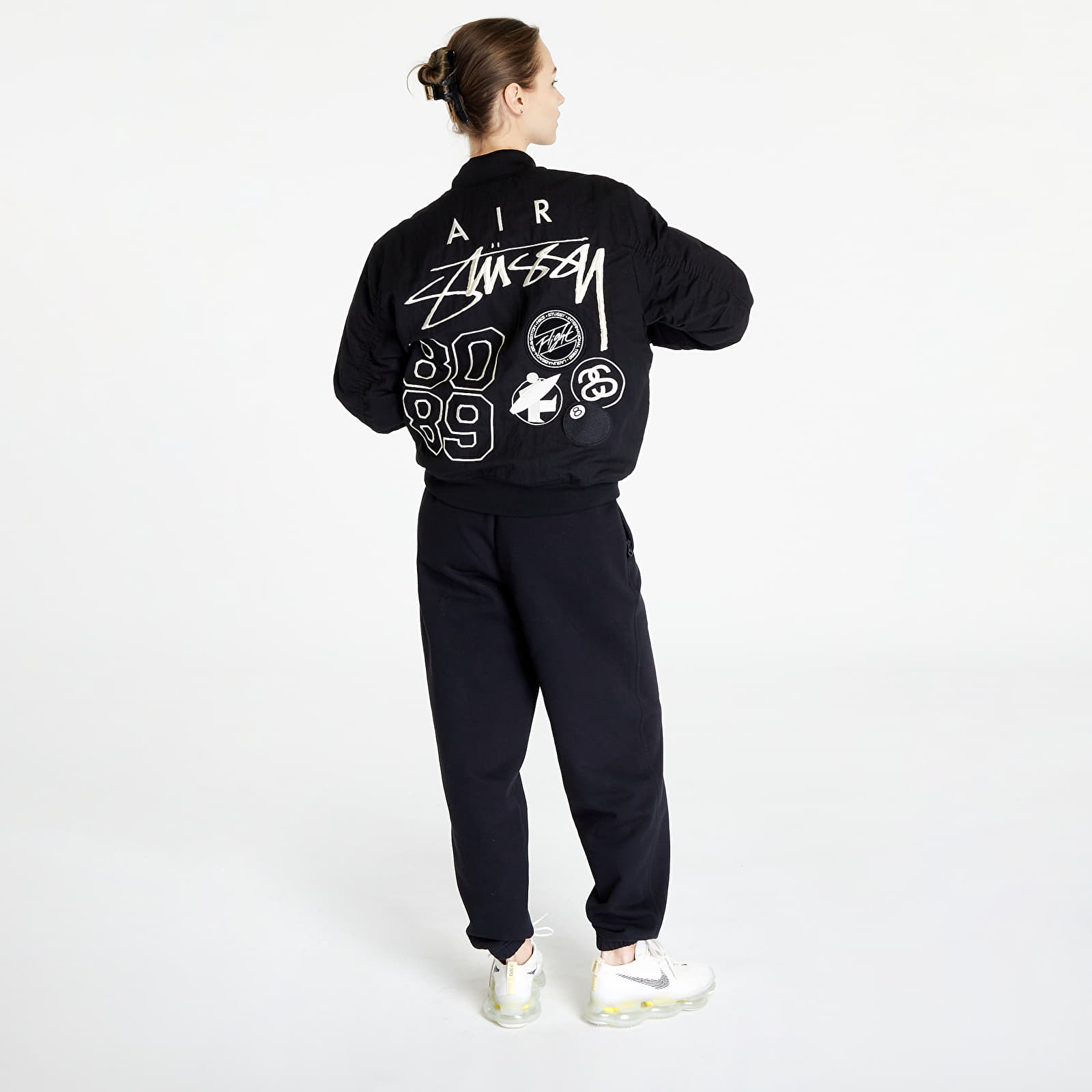 Giacche Nike U NRG x Stüssy Reversible Jacket Black/ Sail/ Sail