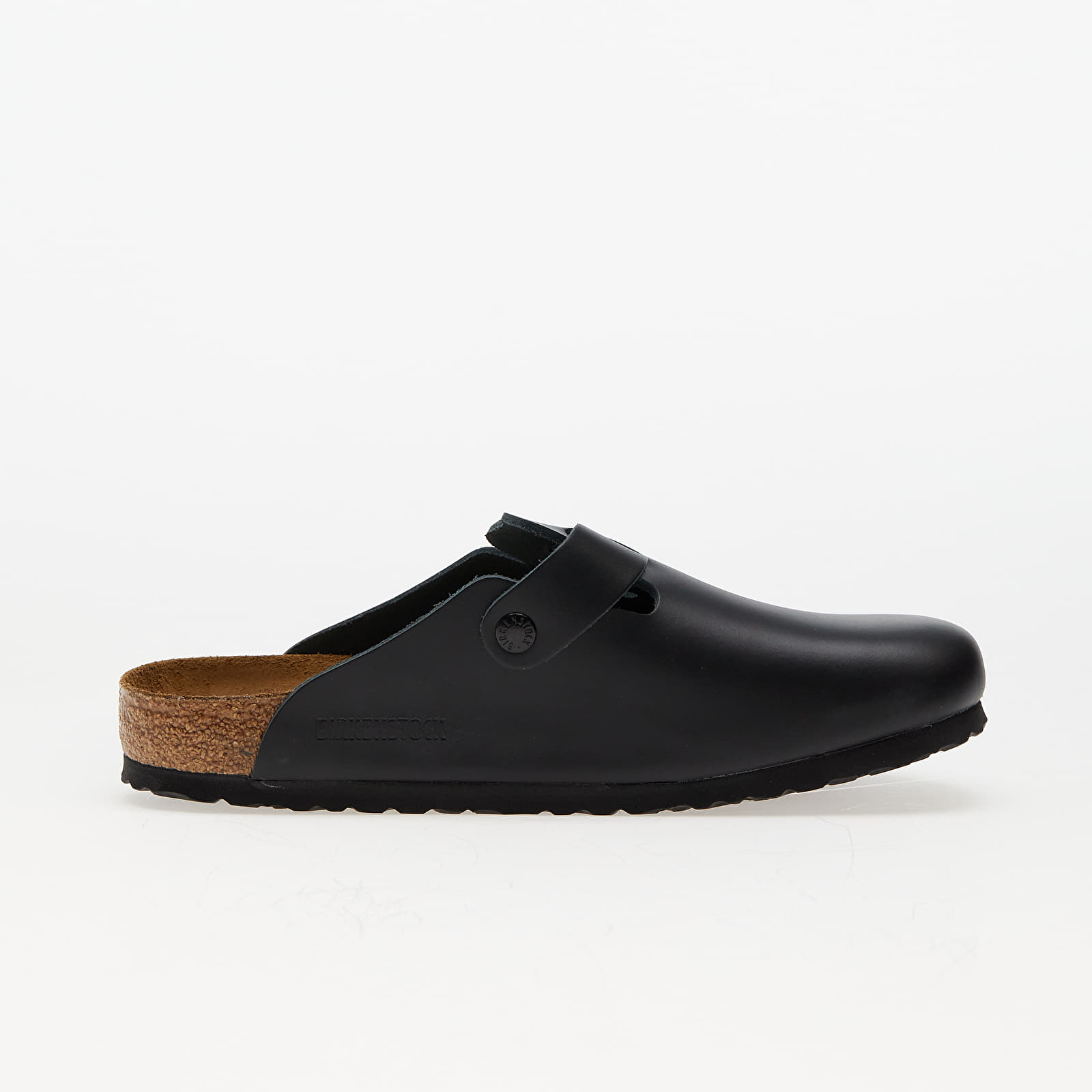 Férfi cipők Birkenstock Boston Natural Leather Black