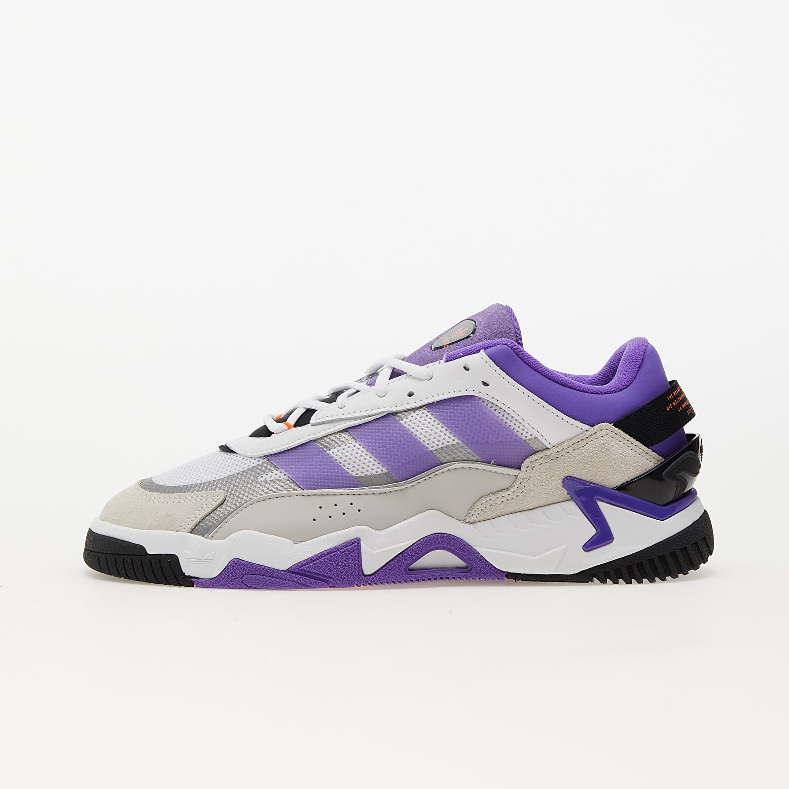 Men's shoes adidas Niteball II Ftw White/ Purple Rust/ Core Black
