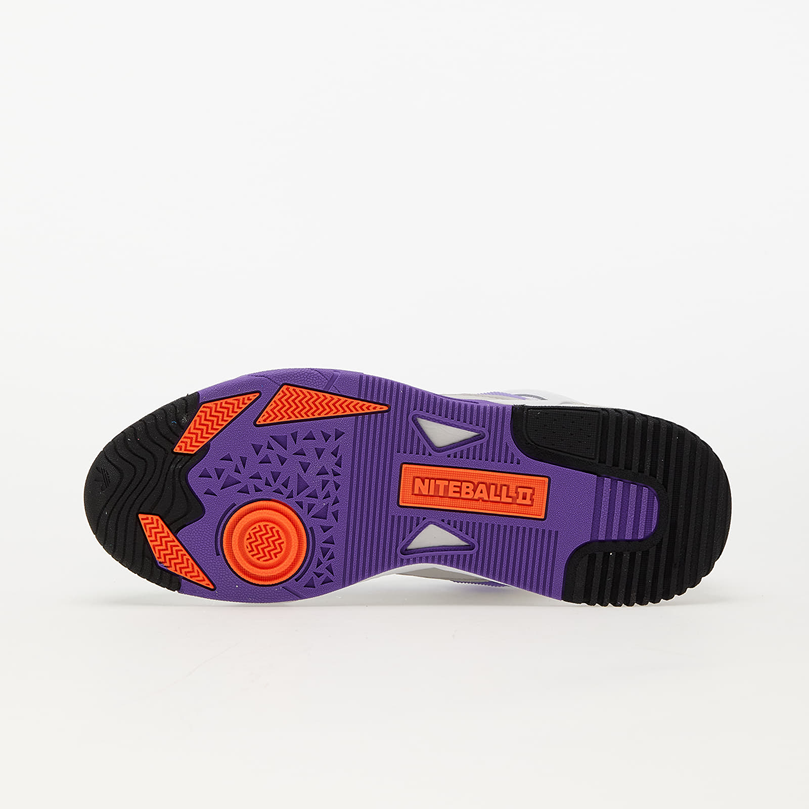 Men's shoes adidas Niteball II Ftw White/ Purple Rust/ Core Black