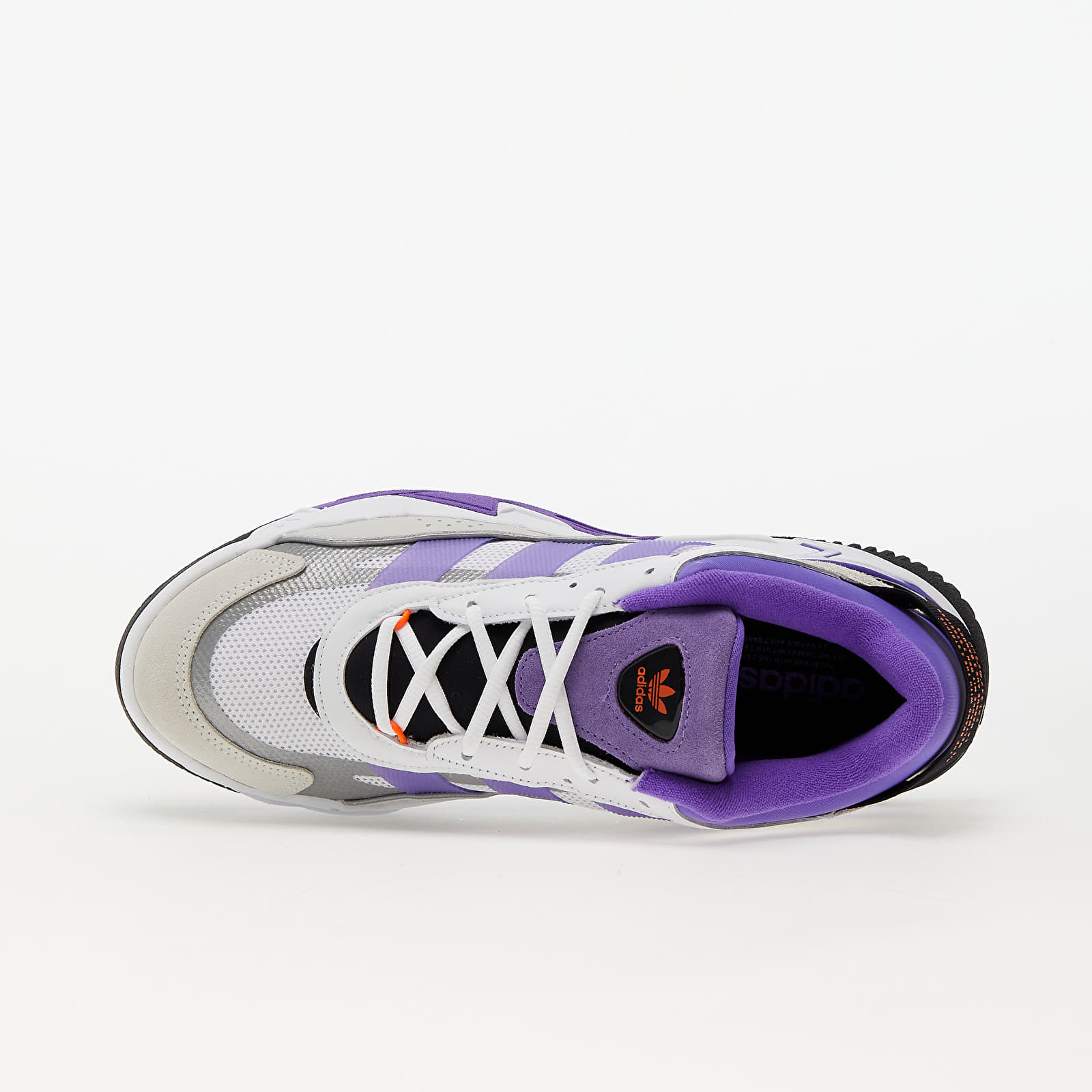 Men's shoes adidas Niteball II Ftw White/ Purple Rust/ Core Black