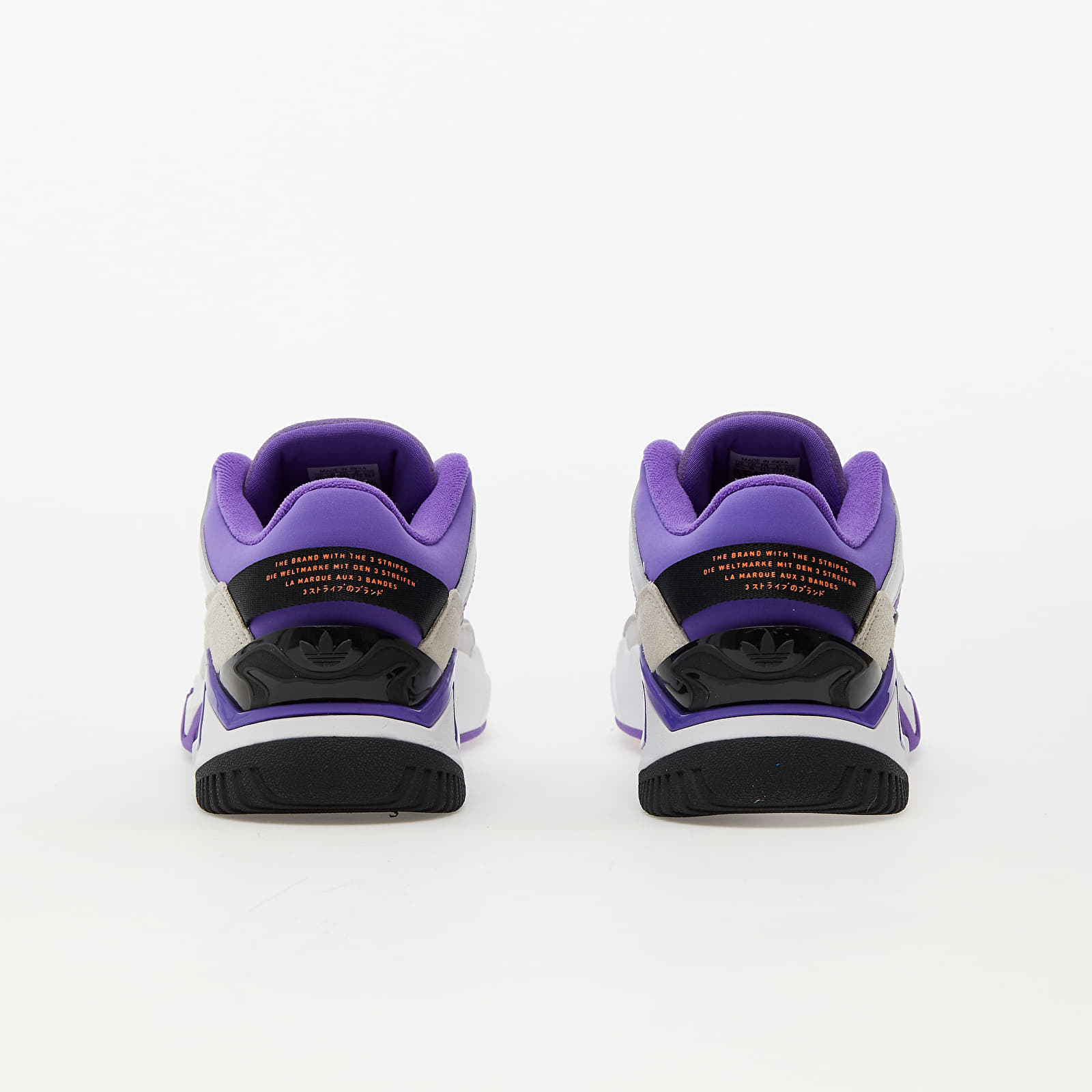 Men's shoes adidas Niteball II Ftw White/ Purple Rust/ Core Black