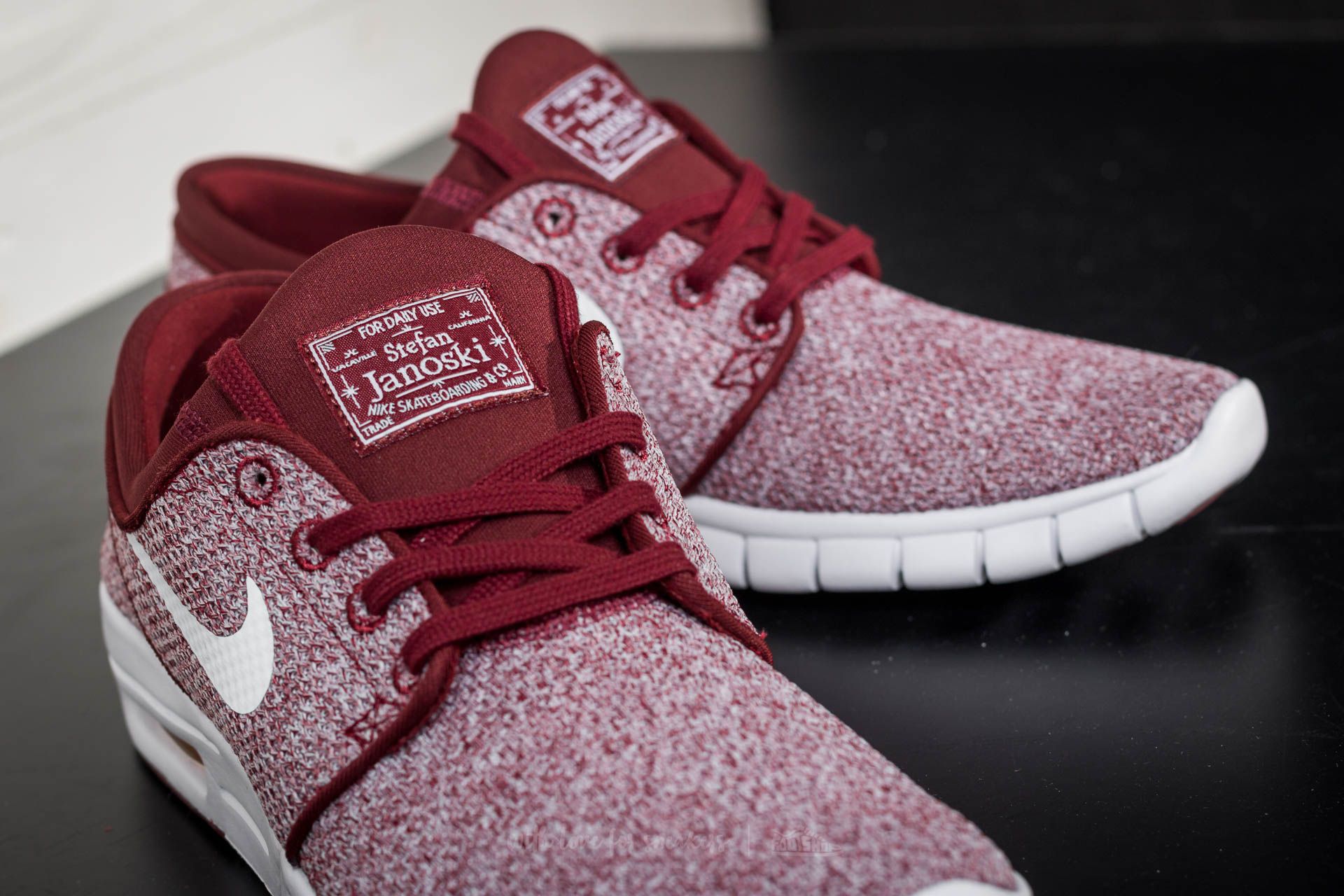 Nike sb stefan janoski max burgundy new arrivals