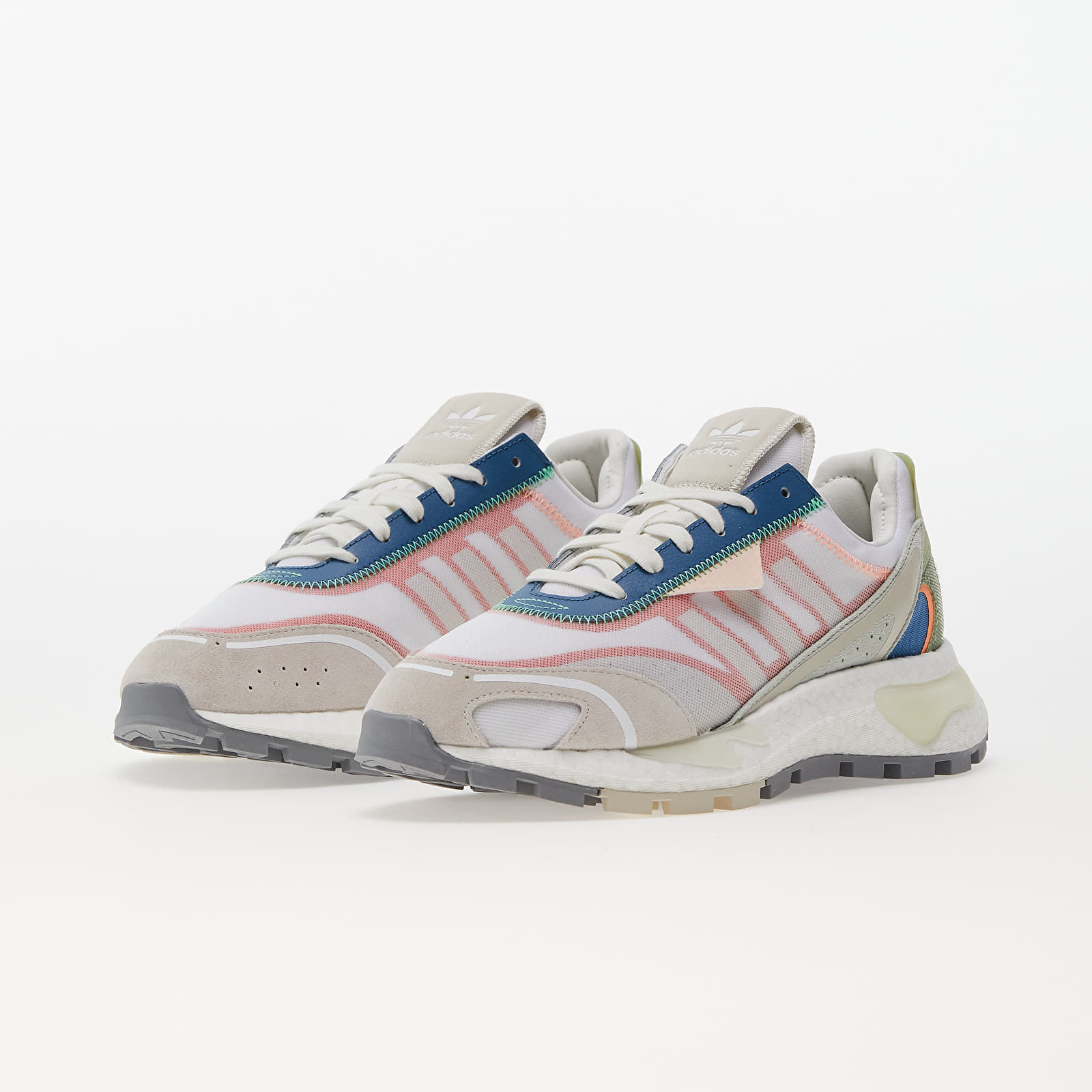 Sko til mænd adidas Retropy P9 Cloud White/ Beam Orange/ Semi Impact Orange