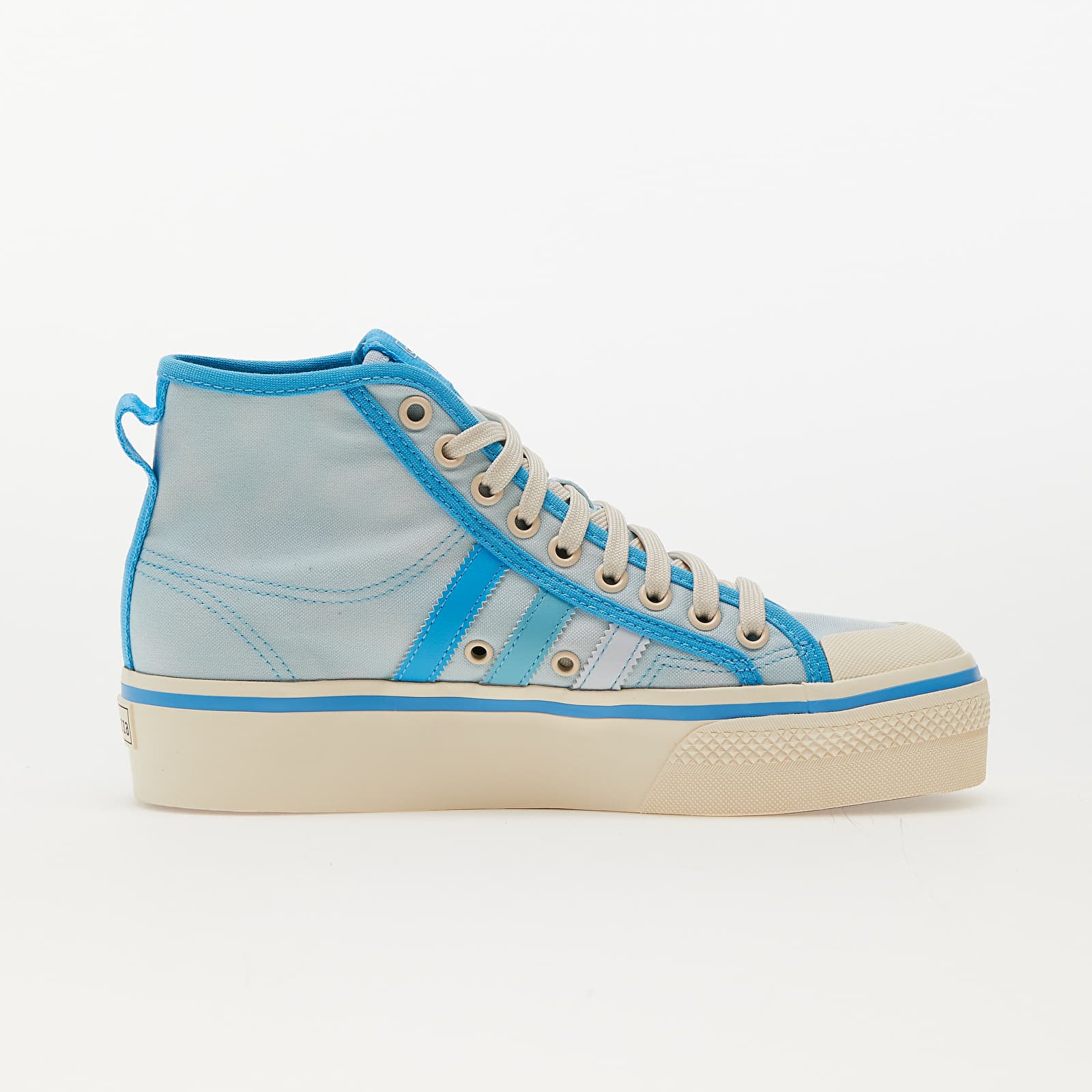 Dámske topánky a tenisky adidas Nizza Platform Mid W Almblu/ Panton/ Wonwhi