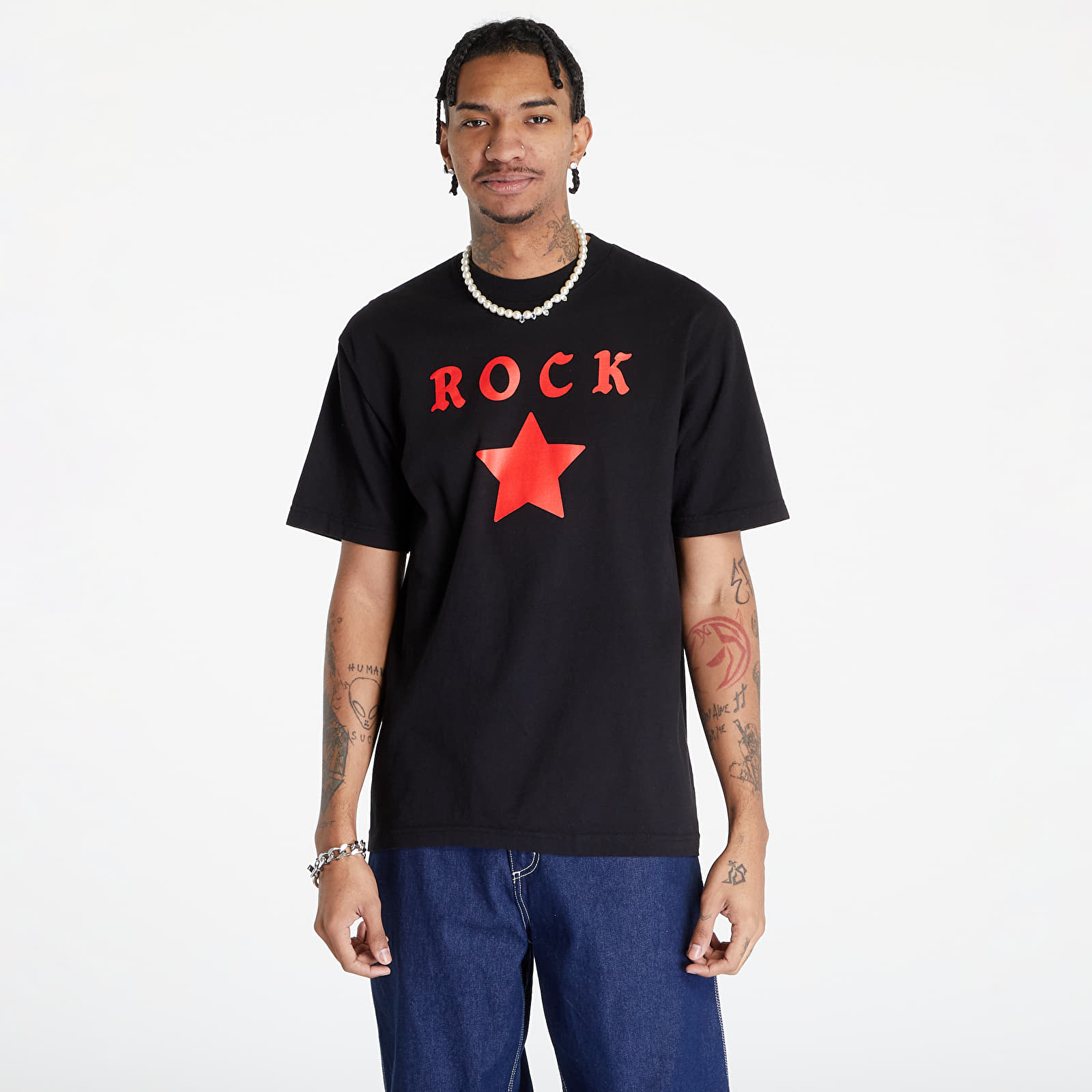 Тениски PLEASURES x N.E.R.D Rockstar T-Shirt Black