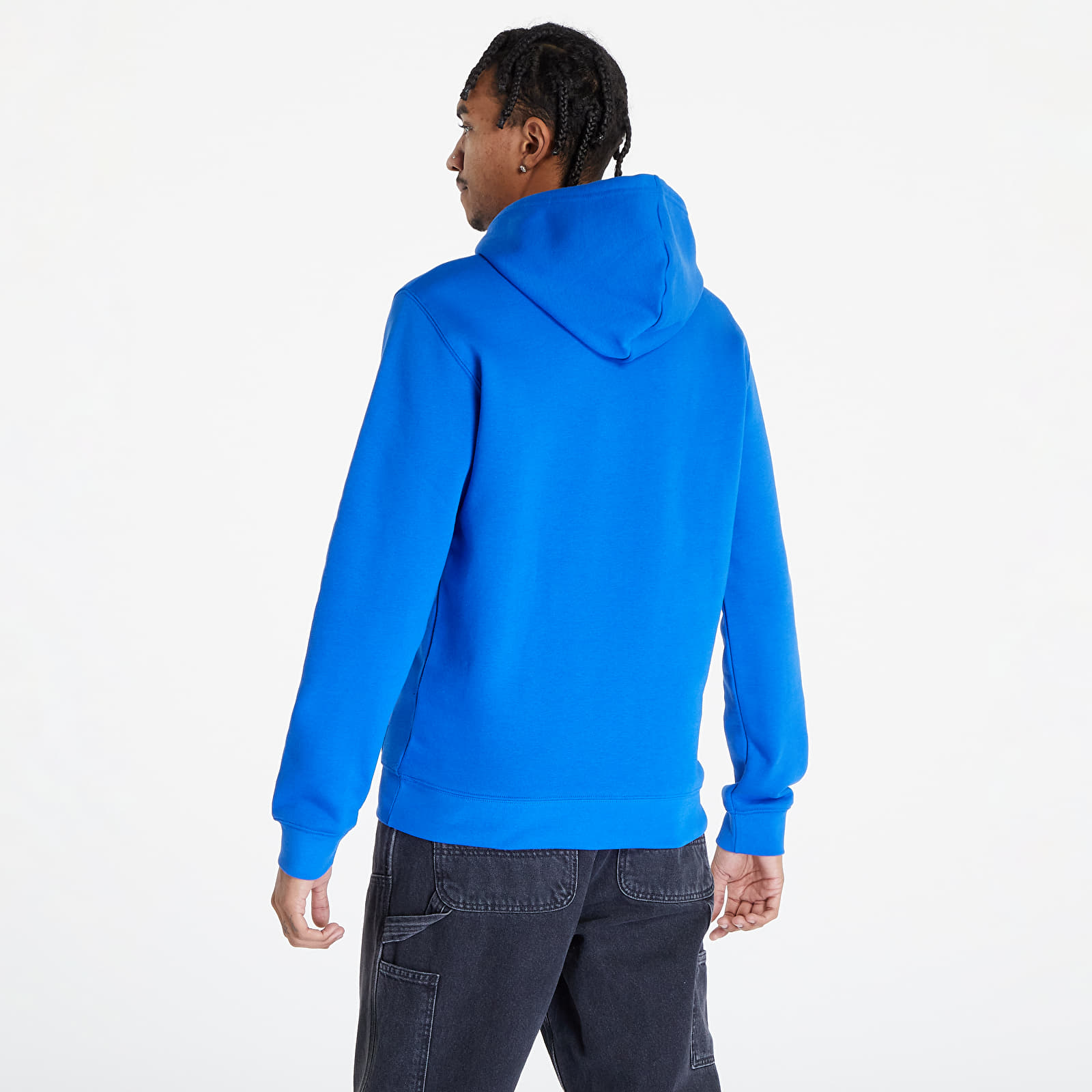Mikiny adidas Originals Trefoil Essential Hoodie Semi Lucid Blue