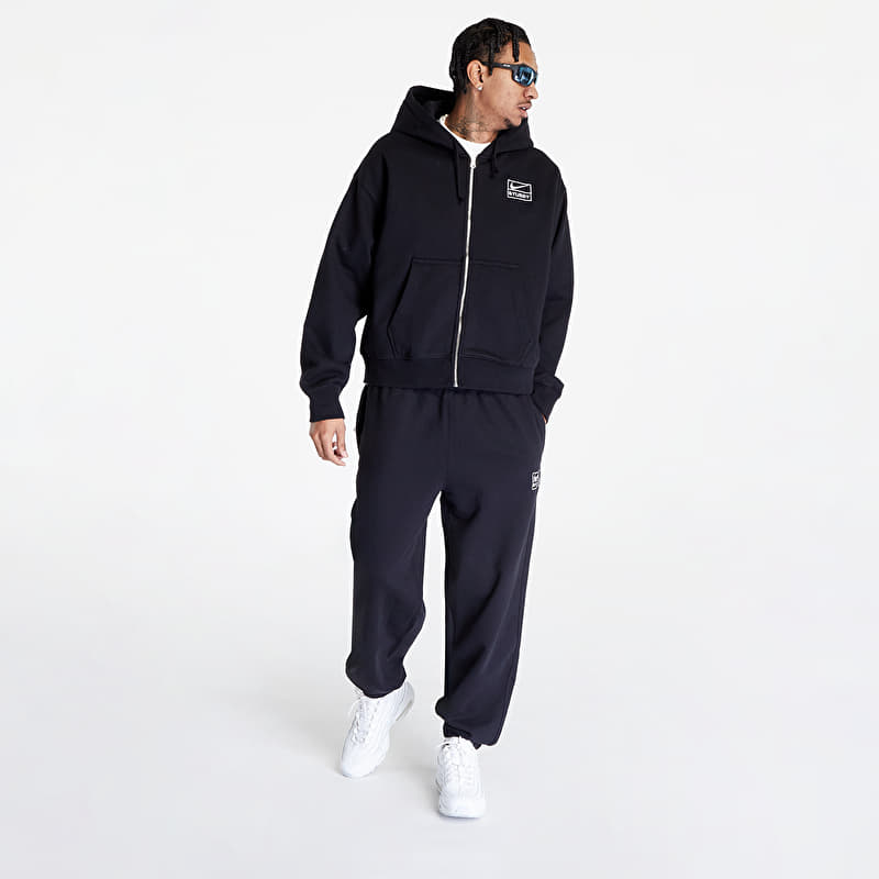 Nike U NRG x Stüssy Full-Zip Fleece Hoodie Black | Footshop
