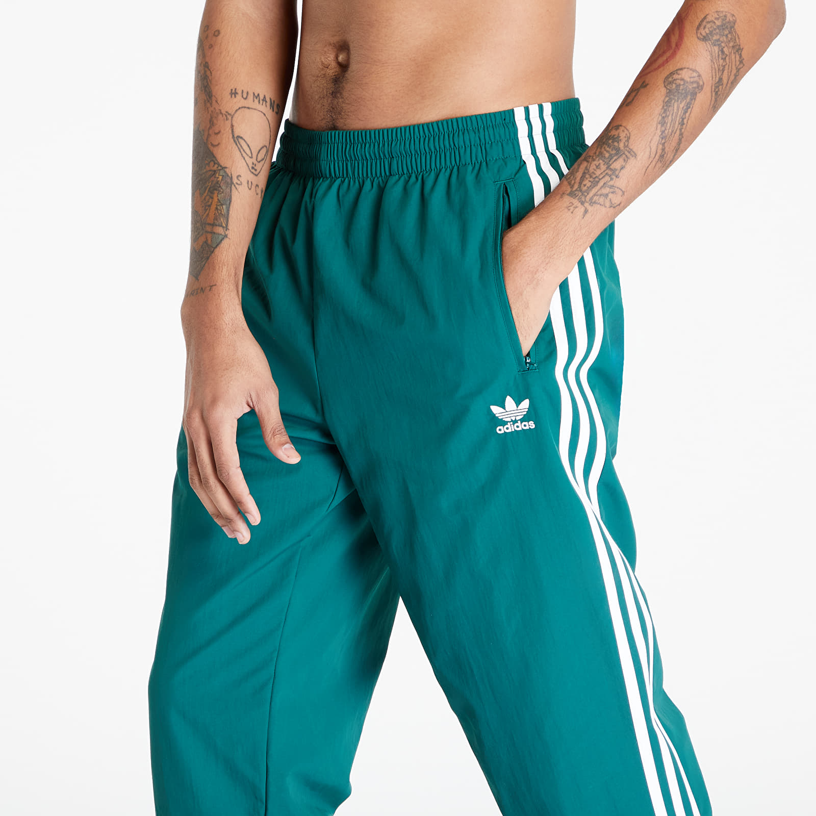 Noble green store adidas track pants