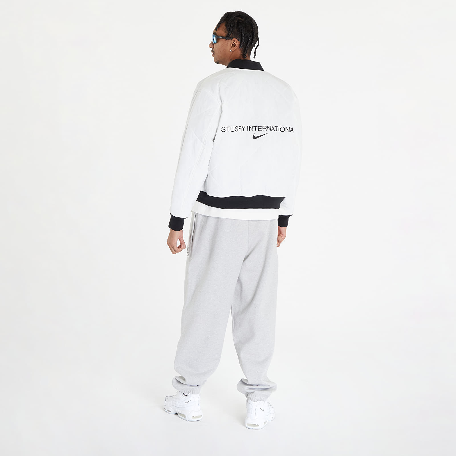 Giacche Nike U NRG x Stüssy Reversible Jacket Black/ Sail/ Sail