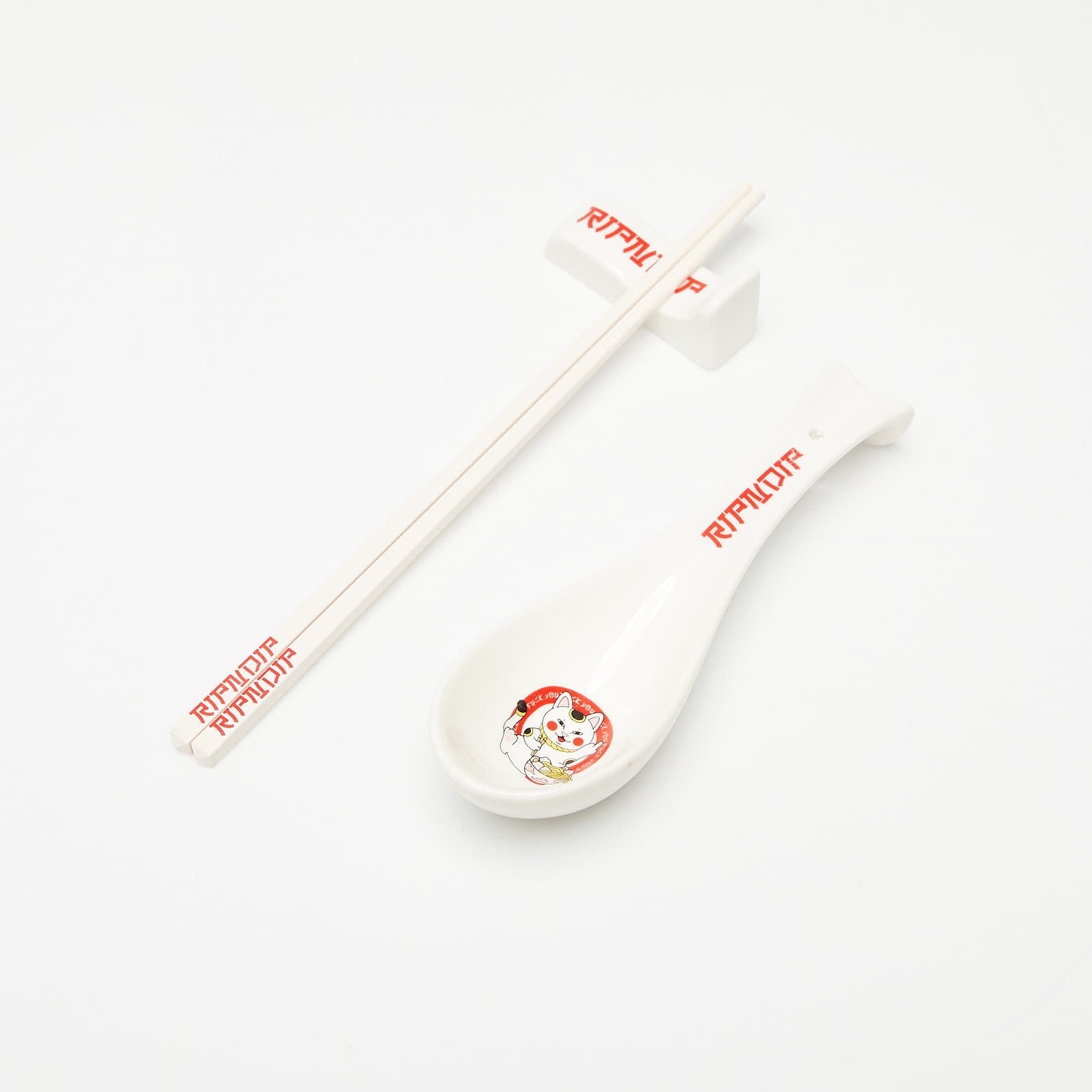 Other accessories RIPNDIP Lucky Nerm Chopstick And Spoon Set White