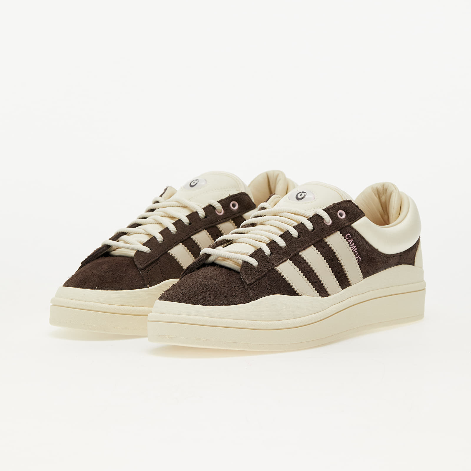 Men's shoes adidas x Bad Bunny Campus Dark Brown/ Core White/ Crew White