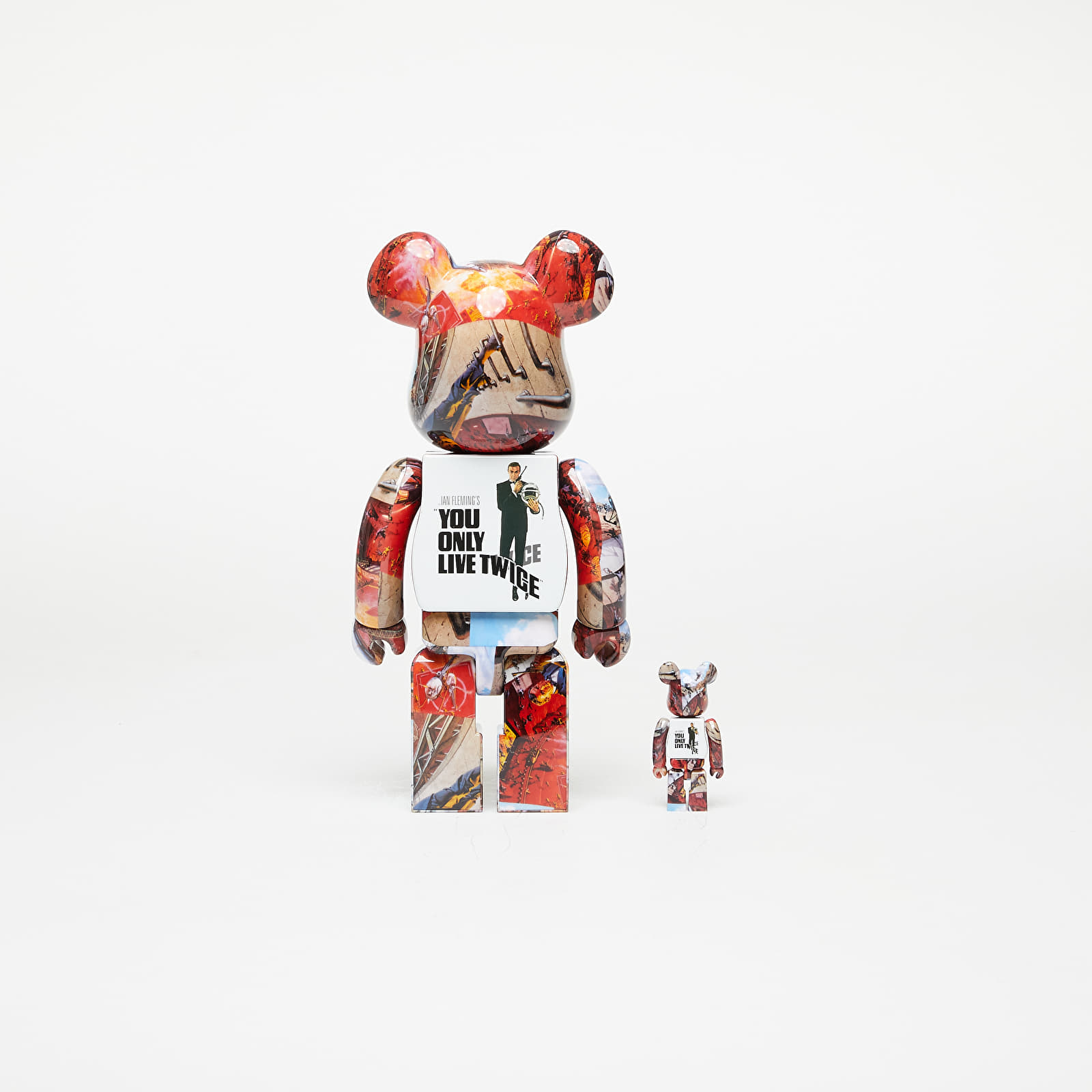Bearbrick x 007 You Only Live Twice 100% & 400% Set - US