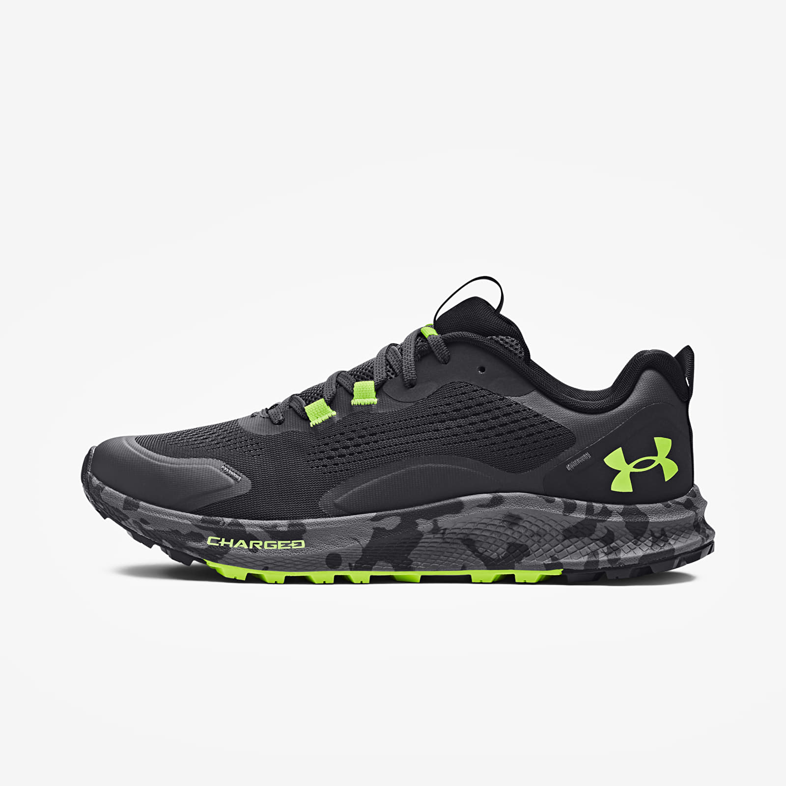 Under armour shoes black and green outlet