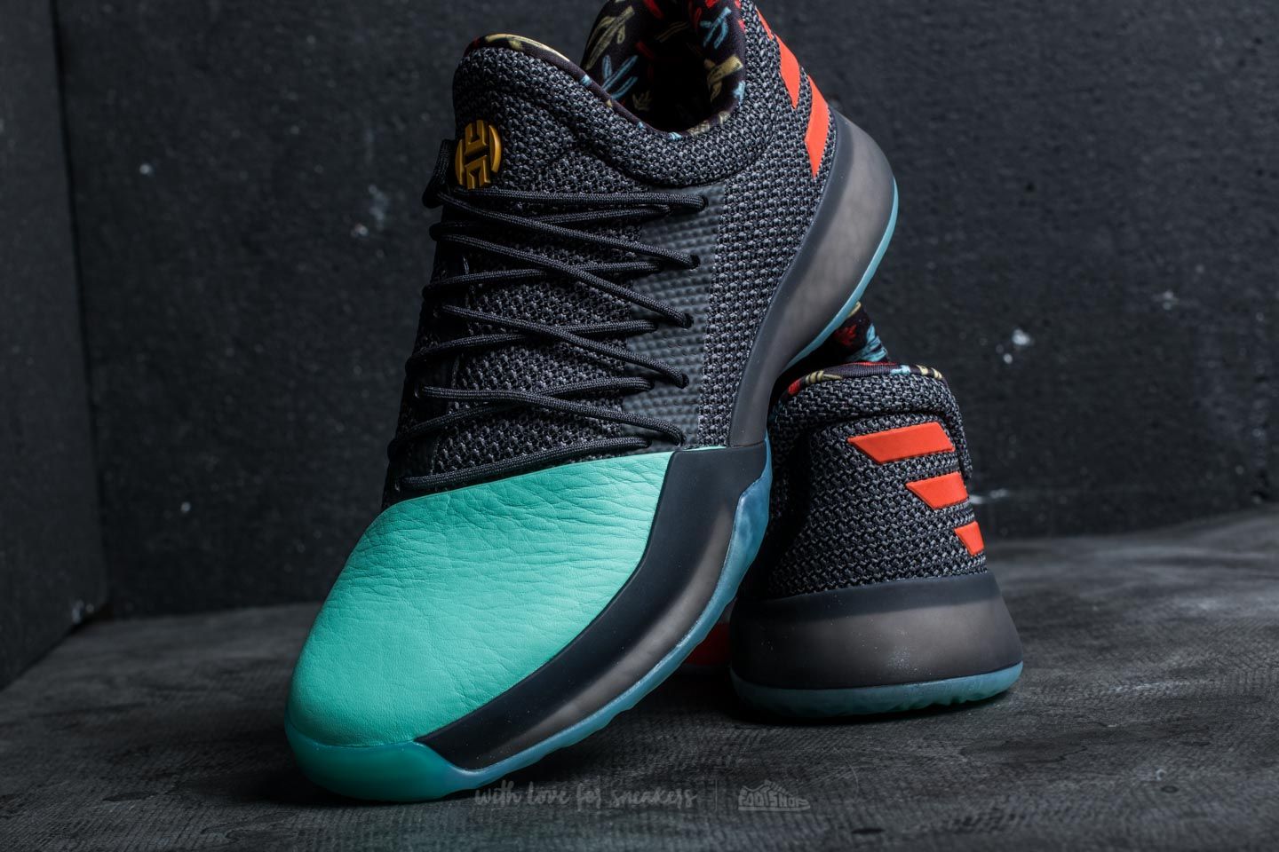 Buty męskie adidas Harden Vol. 1 Core Black/ Easy Green/ Energy