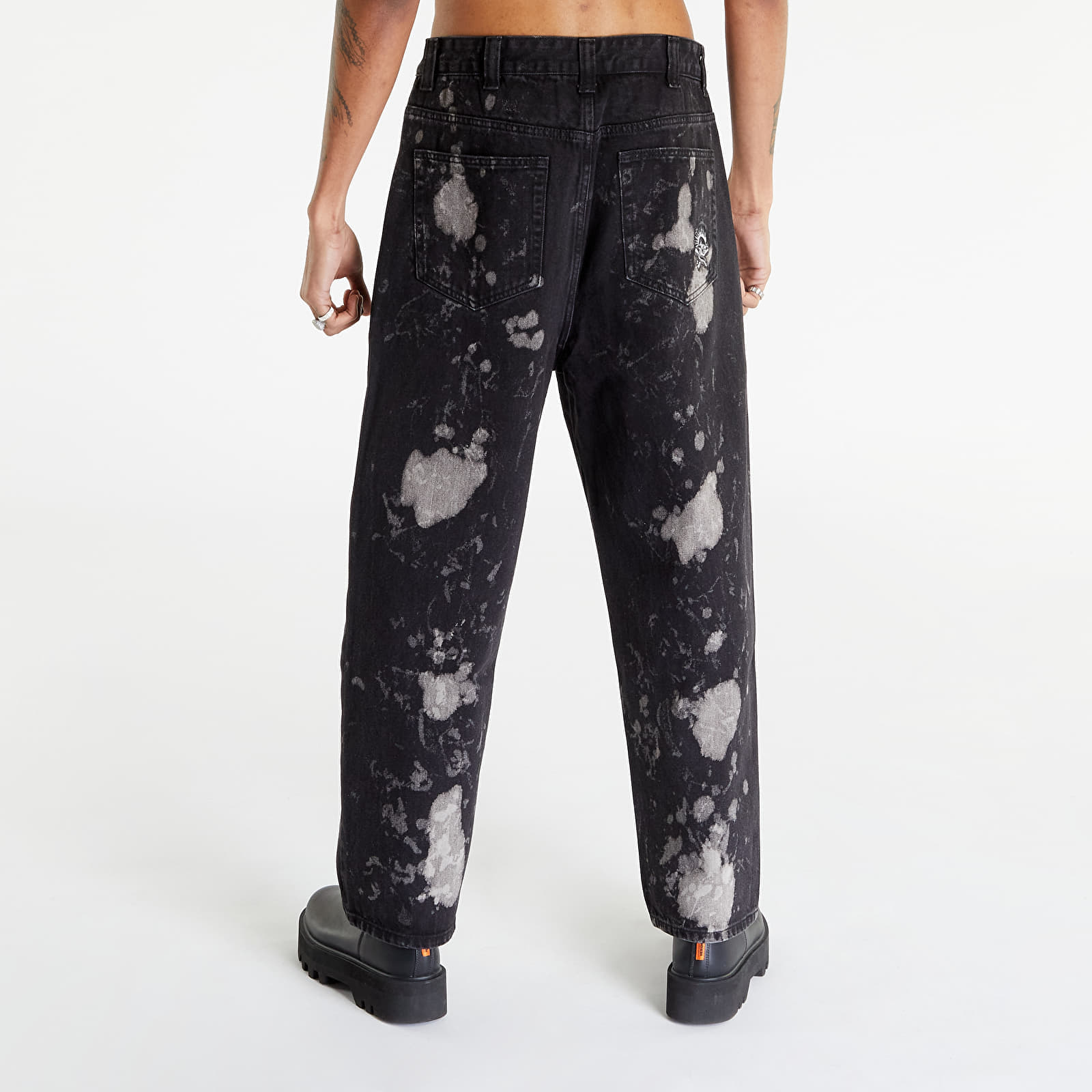 Vyriškos kelnės Wasted Paris Pant Casper Exit Bleach Black/ Grey