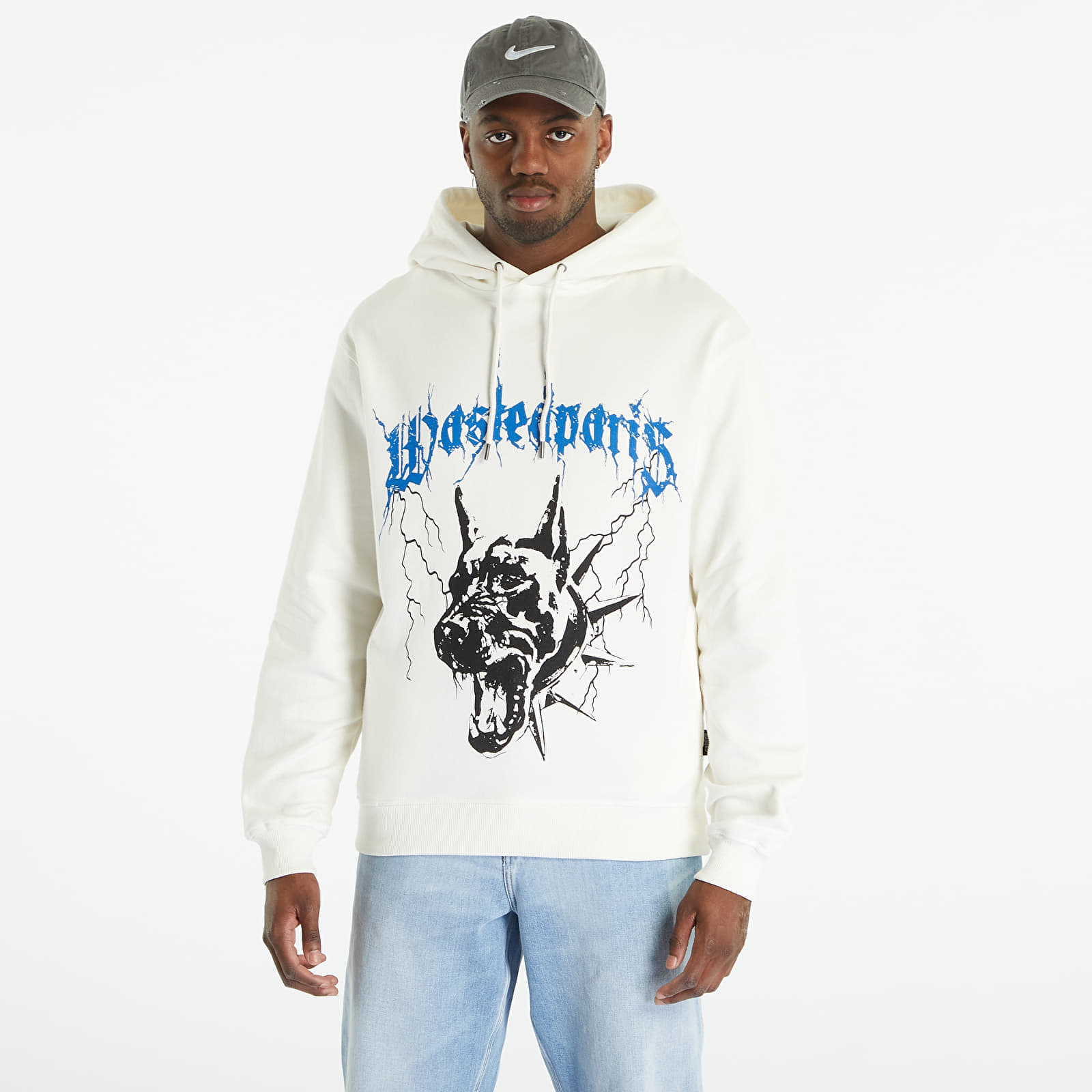 Levně Wasted Paris Hoodie Spike Off White
