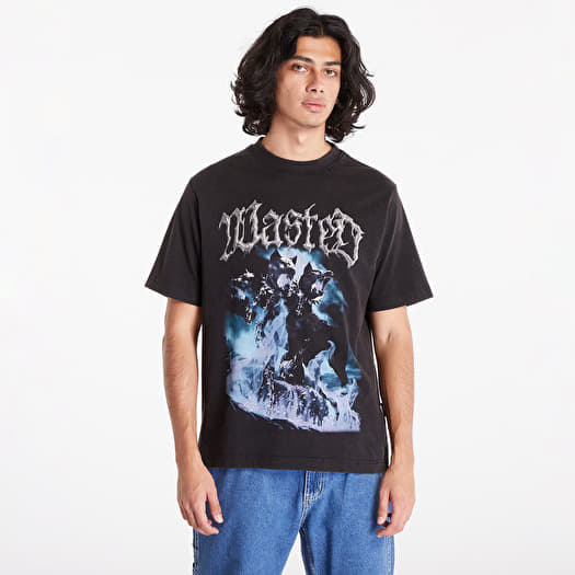 Tričko Wasted Paris T-Shirt Knight Core Faded Black